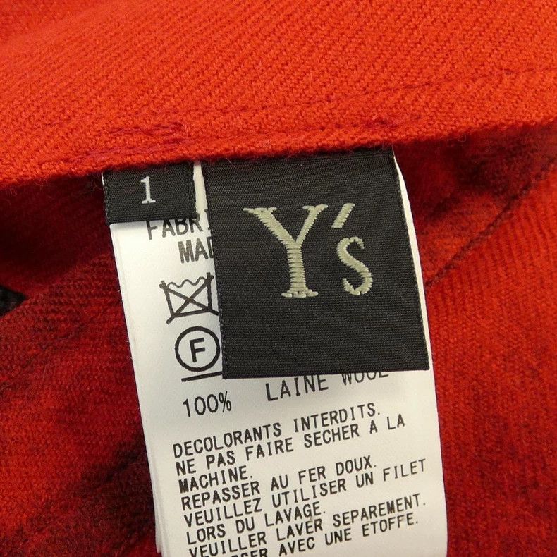 Y's Y's size 1 Red half skirt Size 24" / US 00 / IT 34 - 6 Thumbnail