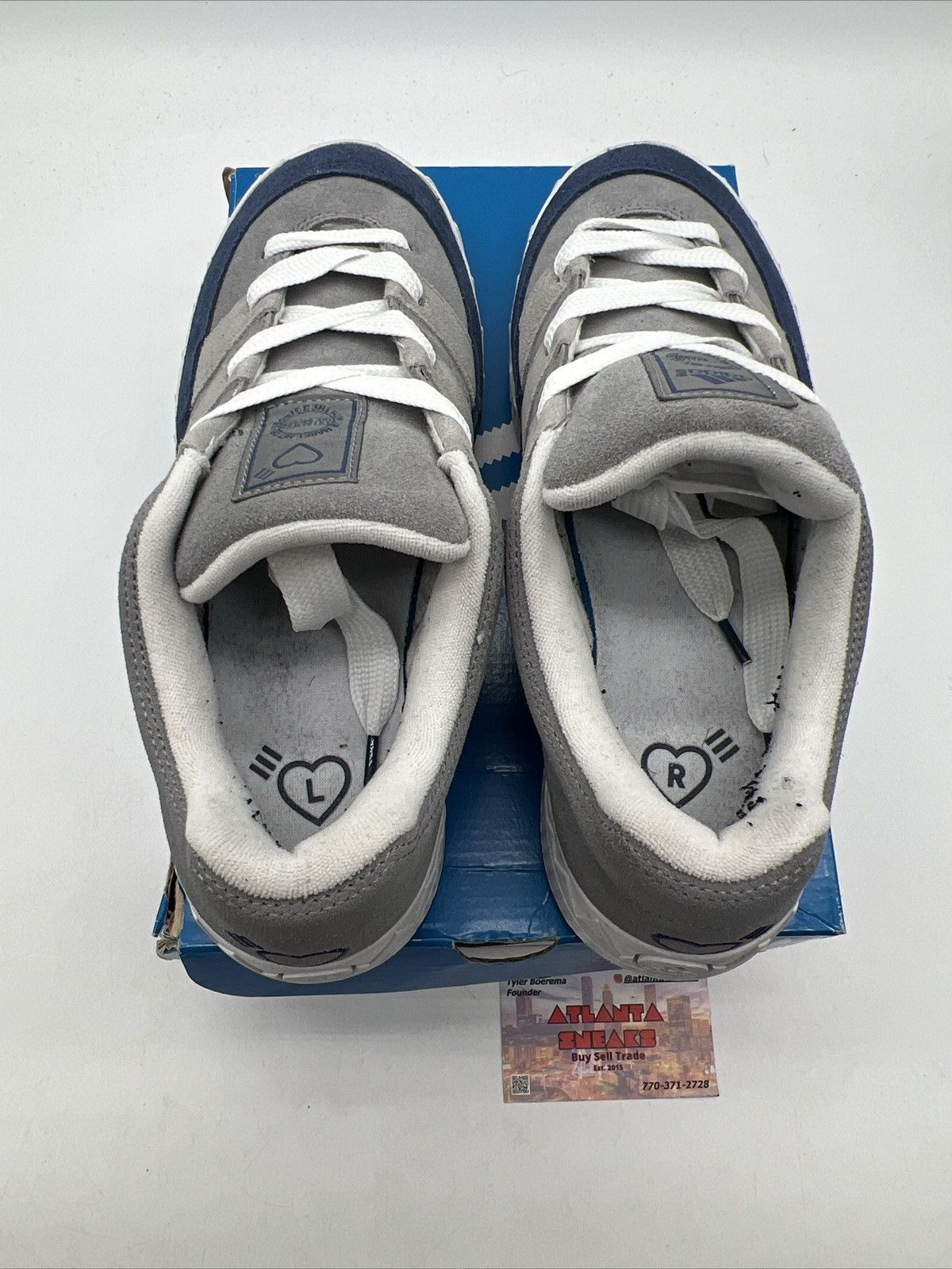 Adidas Human made x adimatic grey tech indigo Size US 8.5 / EU 41-42 - 7 Thumbnail