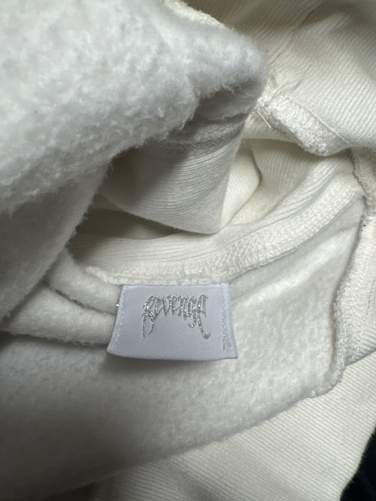 Revenge Revenge Cream Hoodie Size US M / EU 48-50 / 2 - 6 Thumbnail