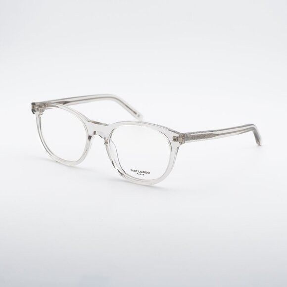 Saint Laurent Paris Saint Laurent SL471 004 Round Eyeglasses Transparent Beige Size ONE SIZE - 1 Thumbnail