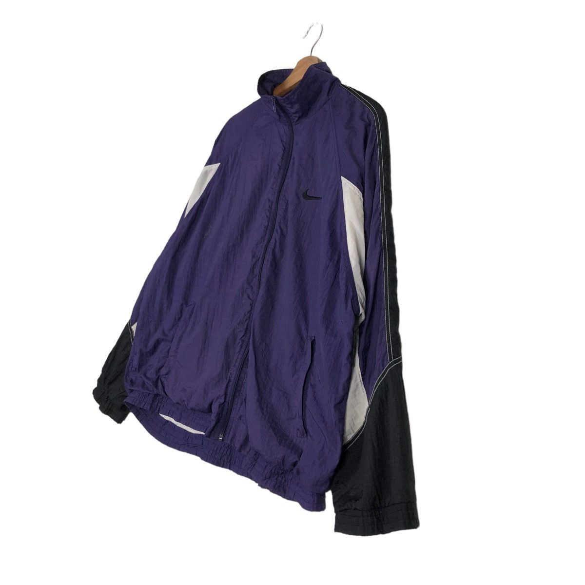 Nike 🔥VINTAGE NIKE COLOUR BLOCK LIGHT JACKET RUNNING Size US L / EU 52-54 / 3 - 2 Thumbnail