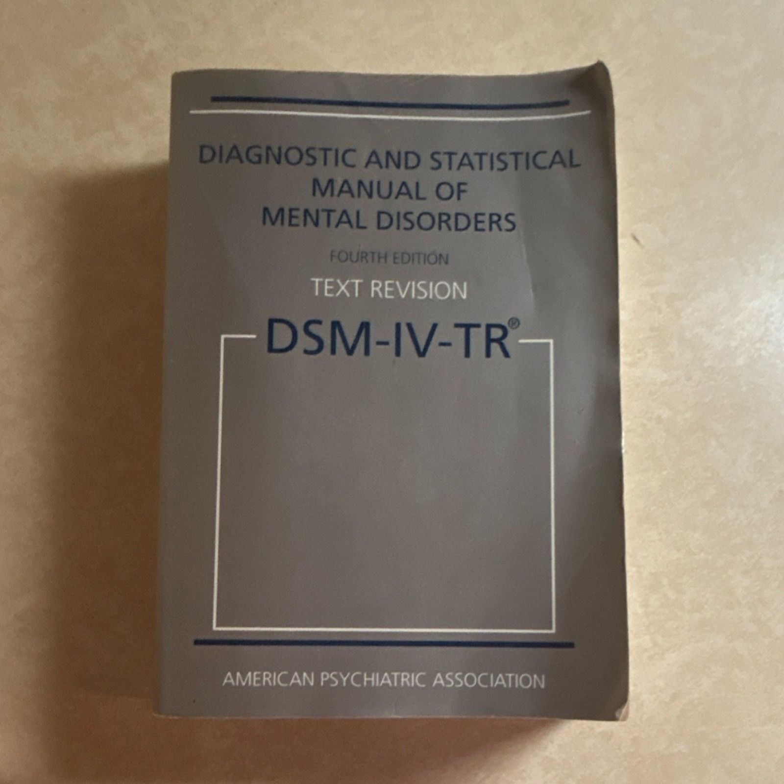 & Other Stories DSM-IV-TR Diagnostic & Statistical Manual Text Size ONE SIZE - 1 Preview