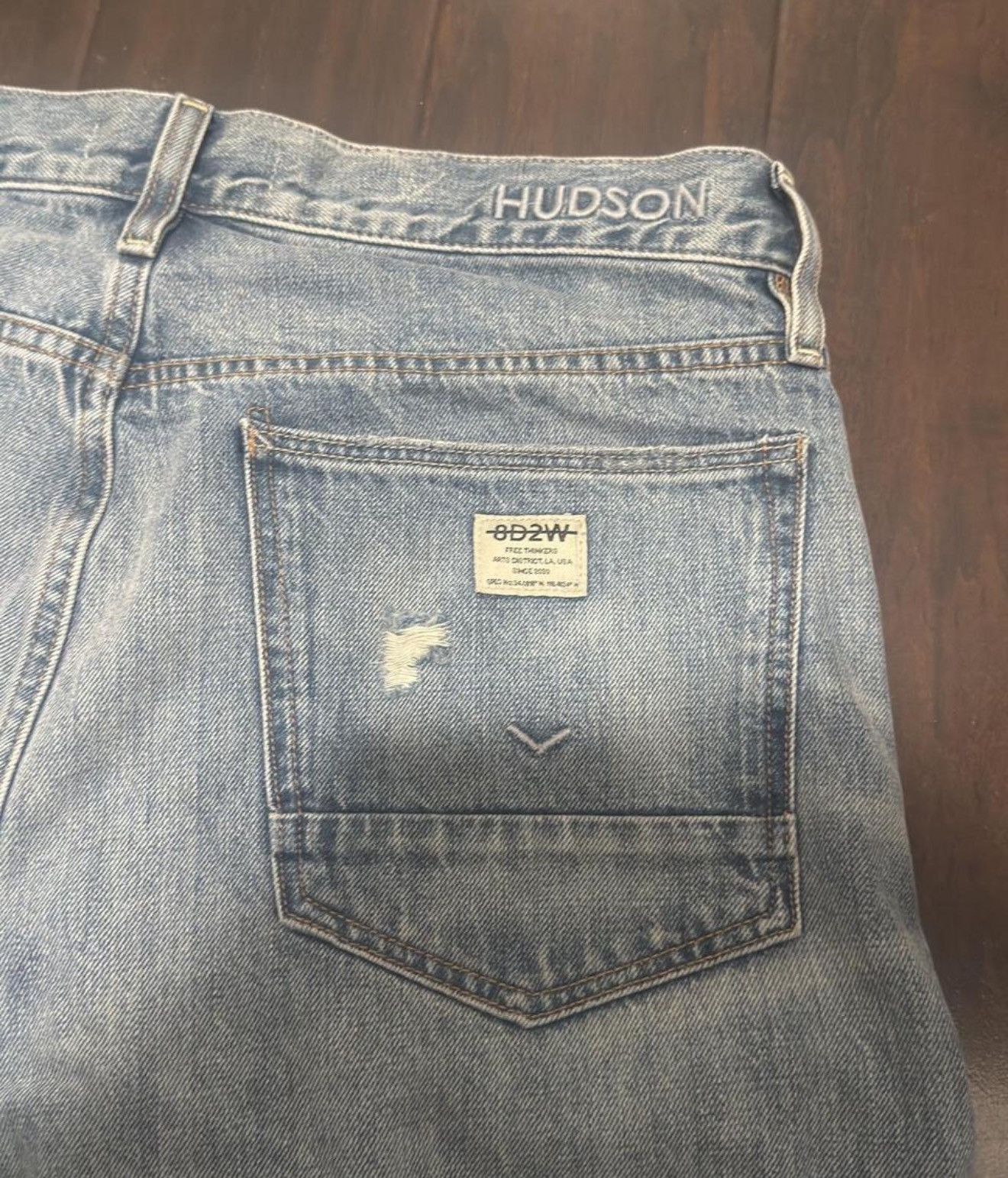 Hudson Hudson Moore Wide leg jeans Size US 34 / EU 50 - 3 Thumbnail