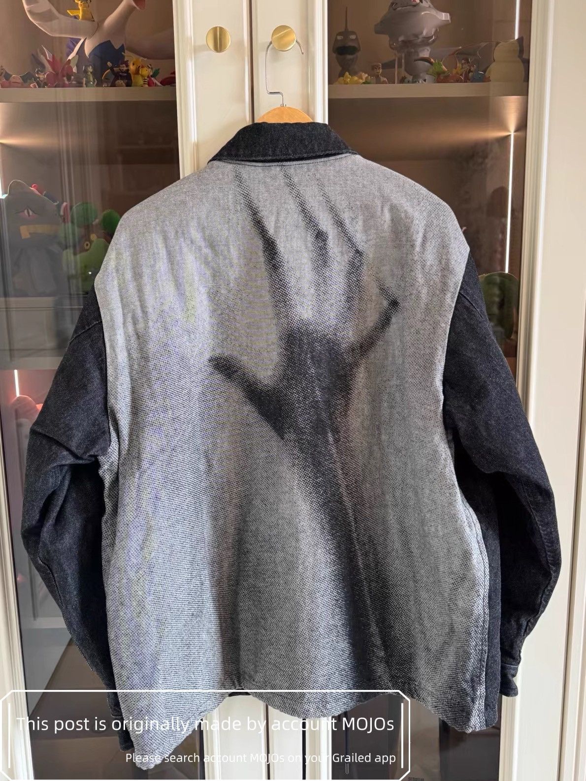 Undercover Sz 3 Undercover 22AW Psycho Ghost Hand Denim Padded Jacket Size US L / EU 52-54 / 3 - 2 Thumbnail