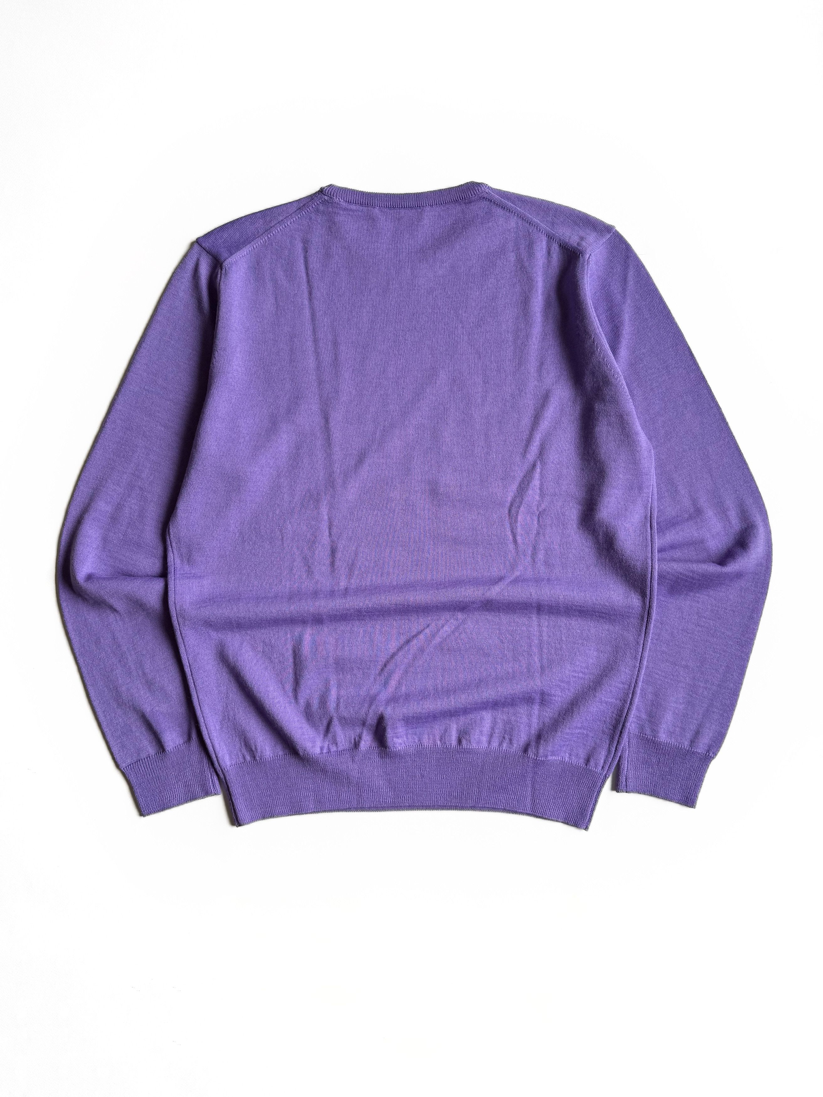 Roberto Cavalli Cavalli Class Wool Crew Neck Knit Sweater Fuchsia XL Size US L / EU 52-54 / 3 - 3 Thumbnail