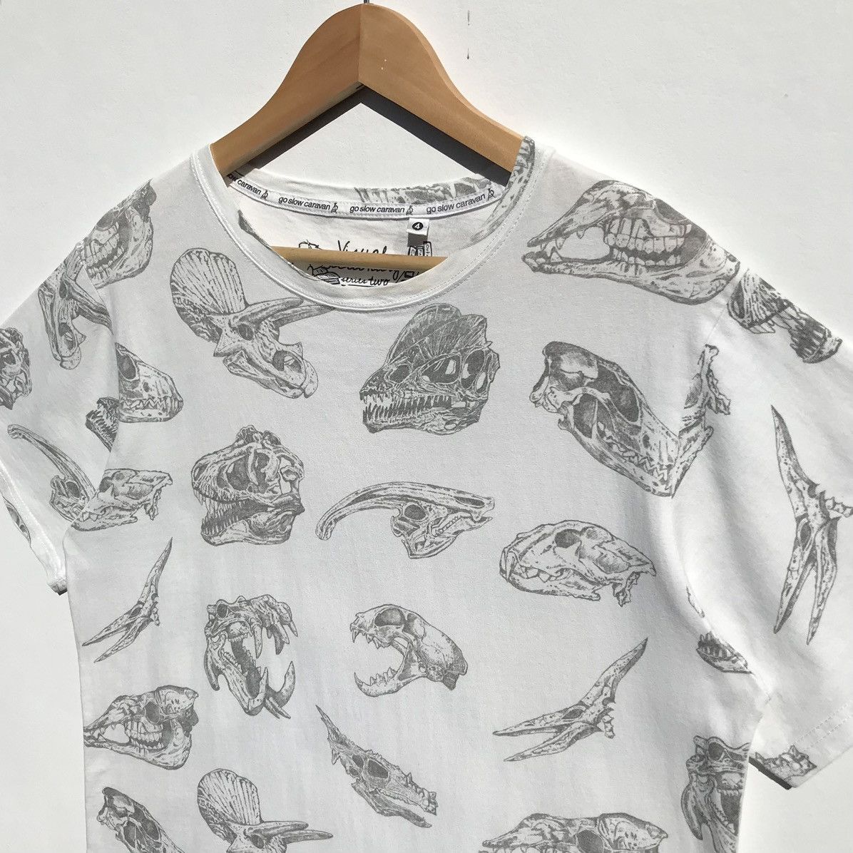 go slow caravan Go Slow Caravan Dinosaur Full Print Tee Go Slow Caravan Size US M / EU 48-50 / 2 - 7 Thumbnail