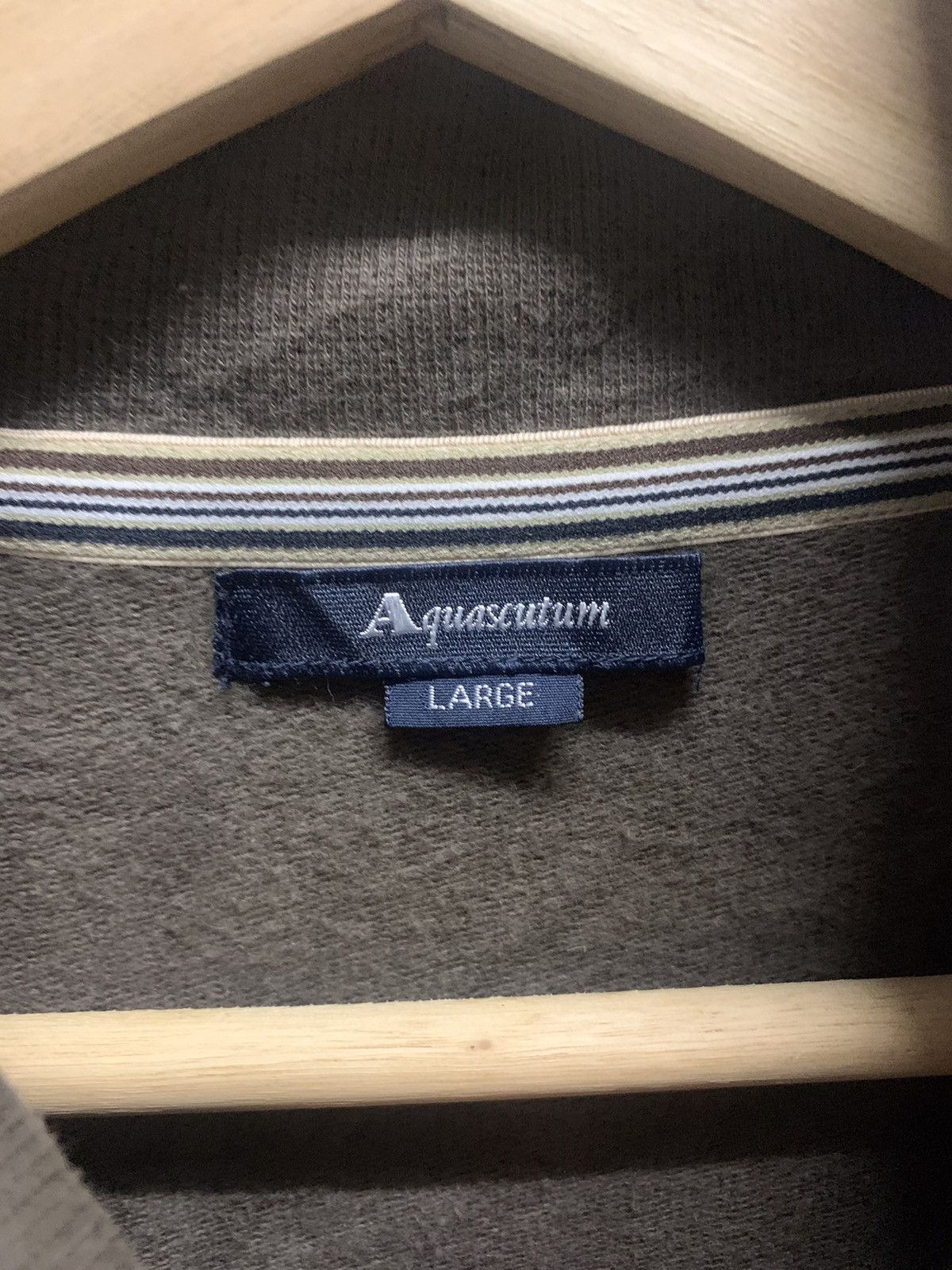 Aquascutum × Designer × Vintage Vintage Aquascutum Sweater Zipper Size US M / EU 48-50 / 2 - 11 Thumbnail