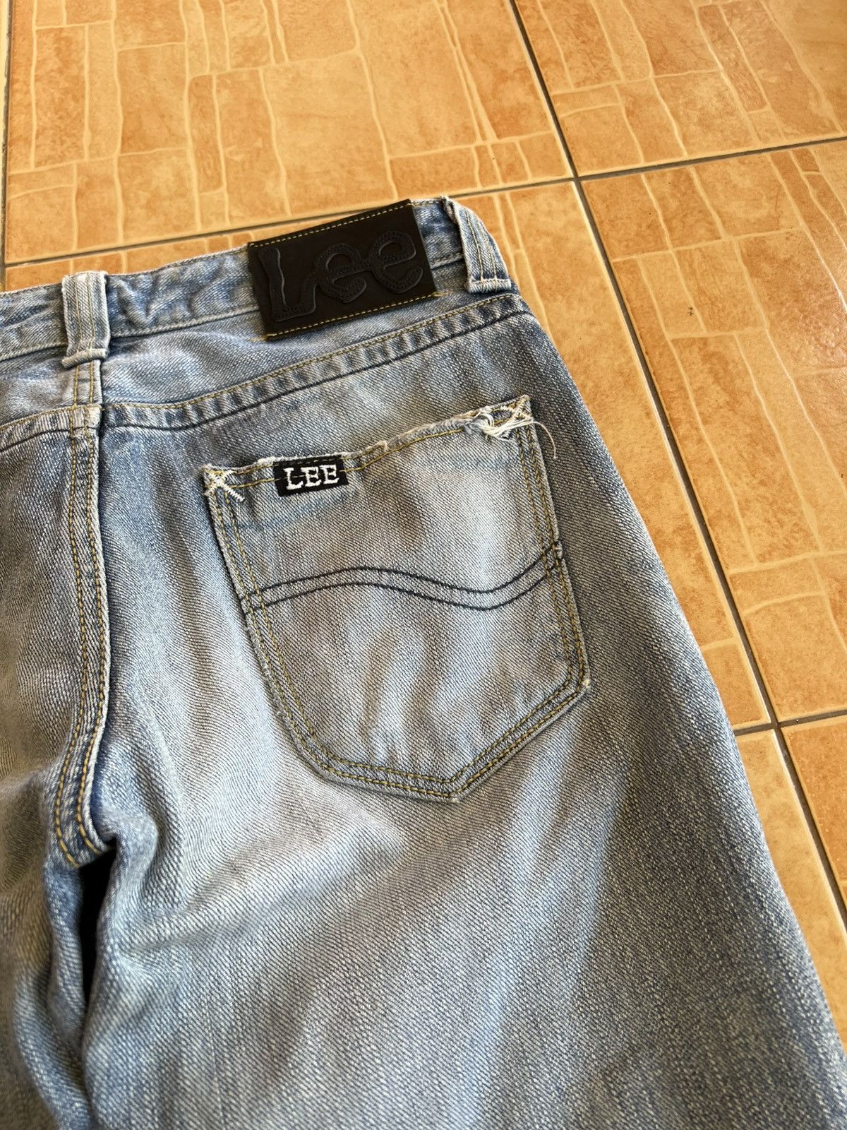 Lee Vintage Lee Riders Distress Jean Size US 29 - 18 Thumbnail