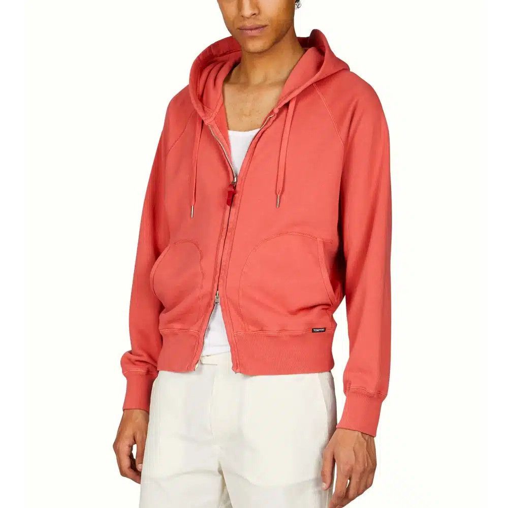 Tom Ford o1loc1c1124 JDL001 Full Zip Hoodie in Red Size US M / EU 48-50 / 2 - 3 Thumbnail