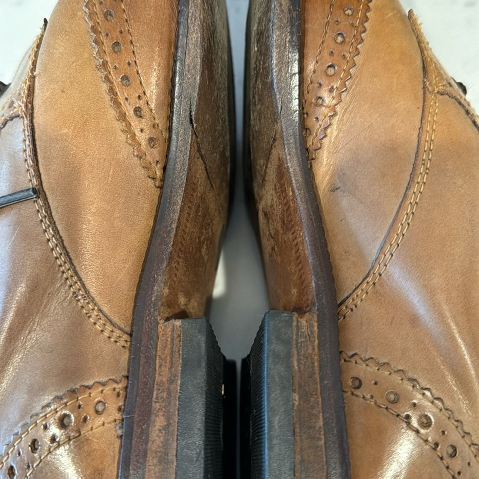 Asos ASOS Brogue leather lace up boots wingtip academia size 10 Size US 10 / EU 43 - 10 Thumbnail