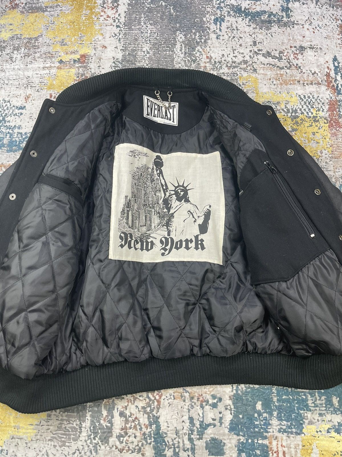 Everlast Everlast New York Cowhide Sleeve Varsity Jackets Size US M / EU 48-50 / 2 - 11 Thumbnail