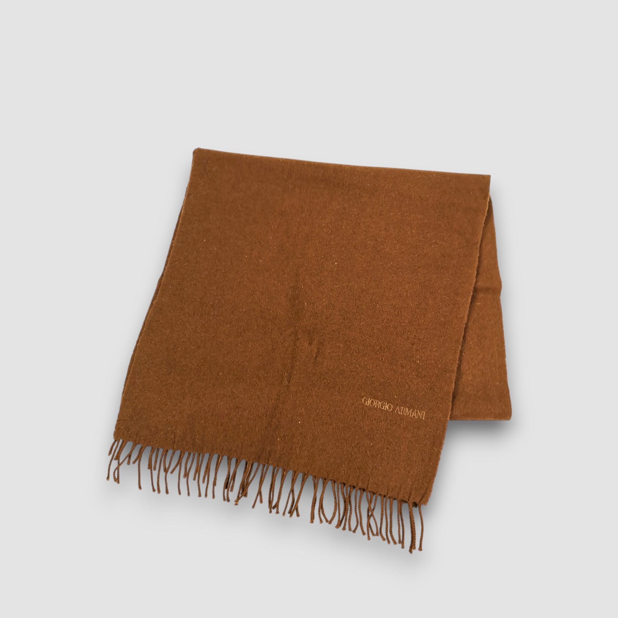 Polo Ralph Lauren Vintage Giorgio Armani Scarf Wool Muffler Winter Scarves Size ONE SIZE - 1 Thumbnail