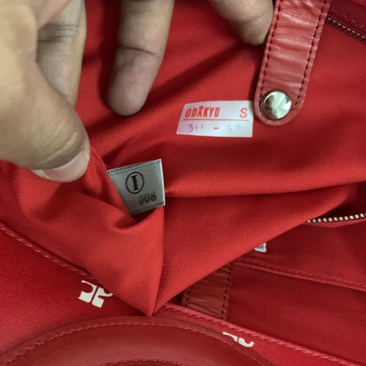 Courreges Courreges Red Handbag Size ONE SIZE - 15 Thumbnail