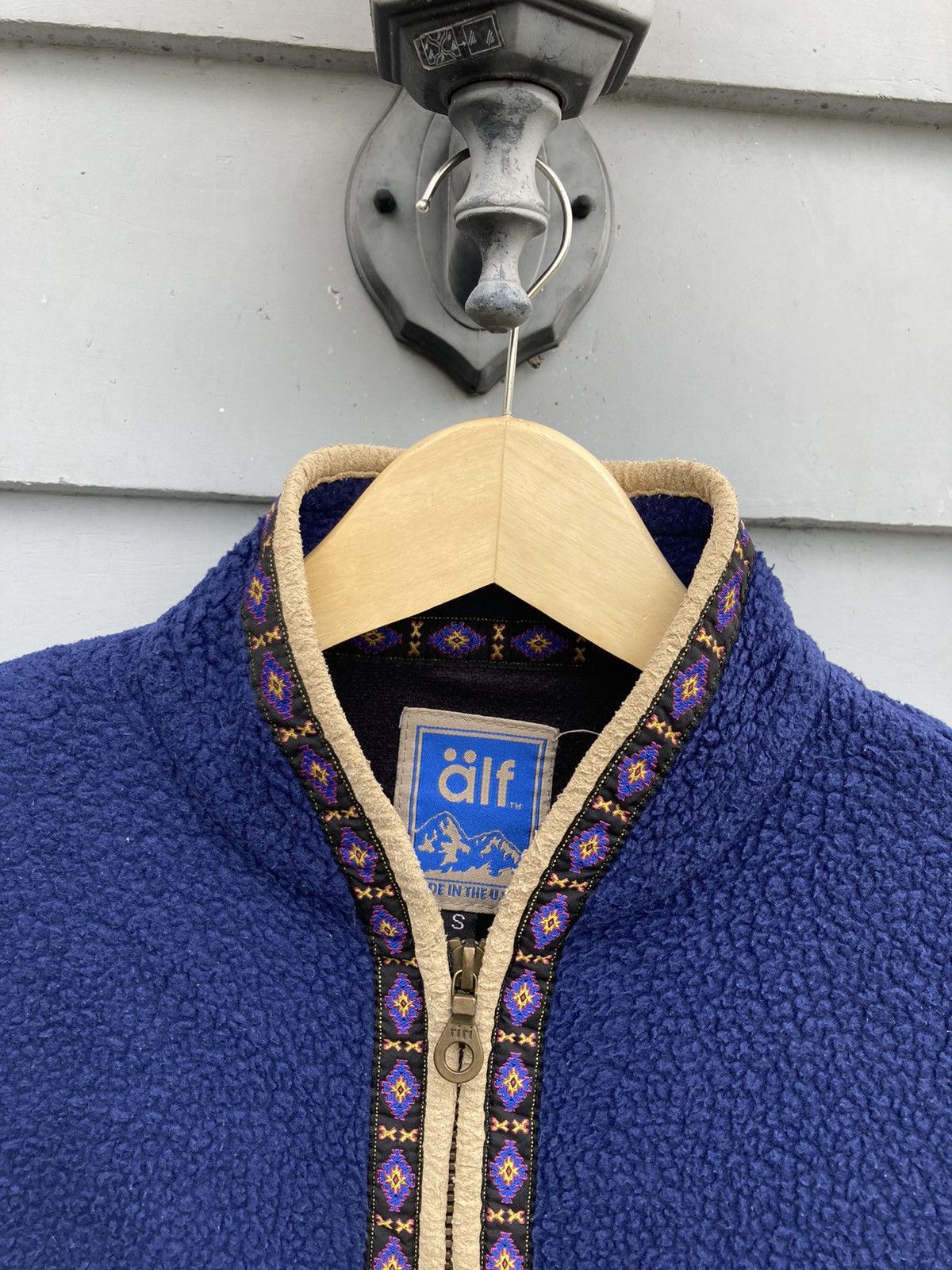 Polartec Vintage Alf Polartec Made In Usa Navajo Riri Zipper Fleece Size US S / EU 44-46 / 1 - 2 Thumbnail