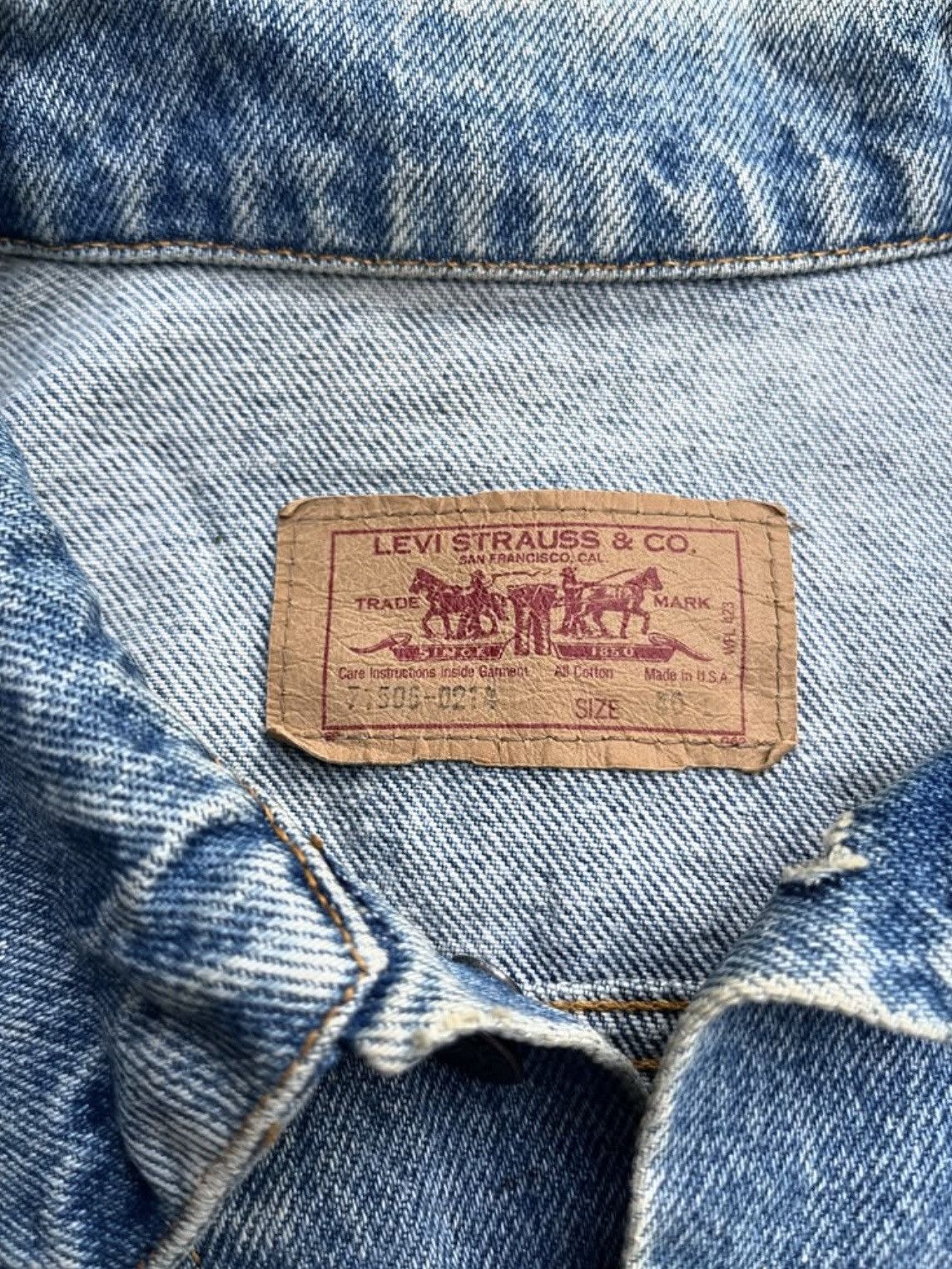 Levi's Levi’s Vintage Denim Jacket Size US L / EU 52-54 / 3 - 5 Thumbnail