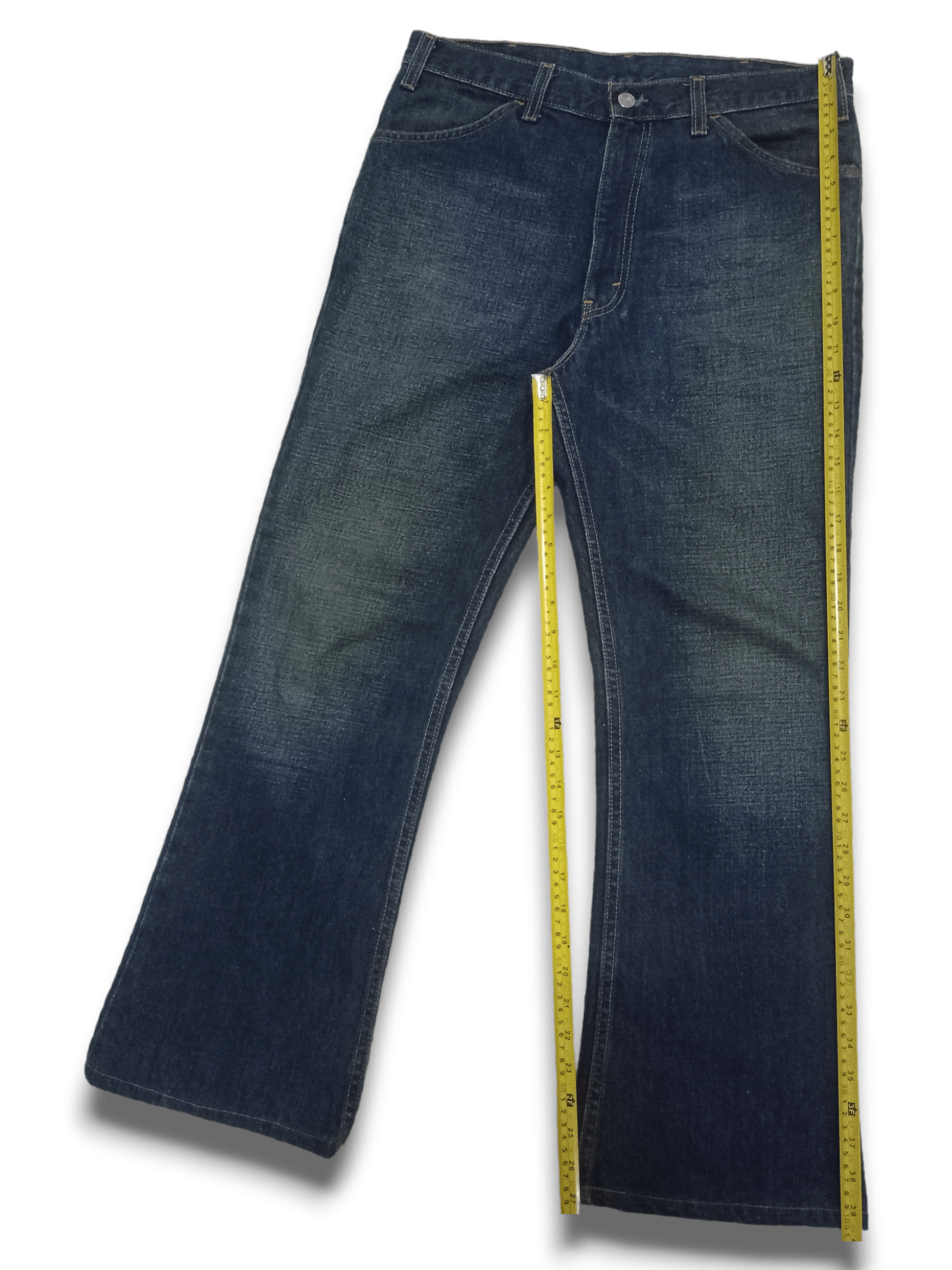 Levi's Vintage 80s Levis 646 Orange Tab Flare Bell Bottom Jeans Size US 33 - 11 Thumbnail