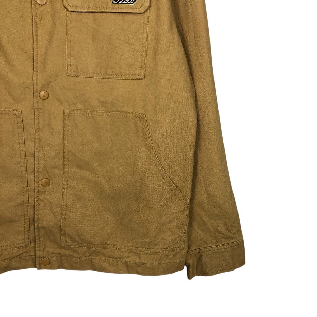 Vintage Rich Yellow Chore Work Jacket H&M Multi Pocket Issey Miyake Size US S / EU 44-46 / 1 - 6 Thumbnail