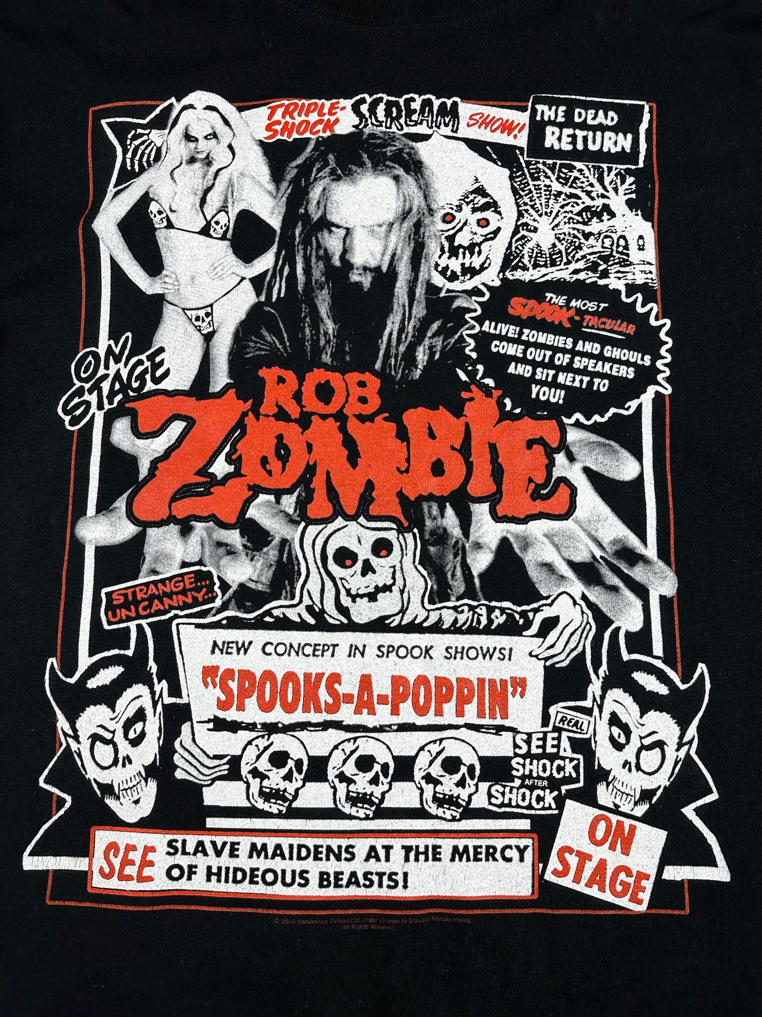 Band Tees Crazy Vintage Y2K Rob Zombie Human Blood Zombie Band Tee Size US L / EU 52-54 / 3 - 5 Thumbnail