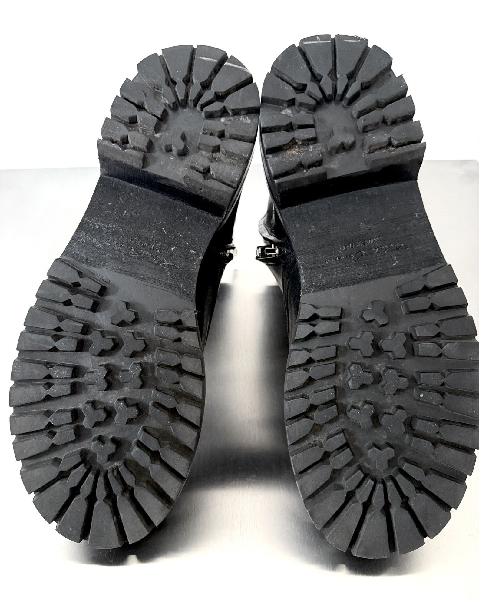 Rick Owens Rick Owens Goodyear Flex Combat Boots EU44 UK10 Size US 11 / EU 44 - 13 Thumbnail
