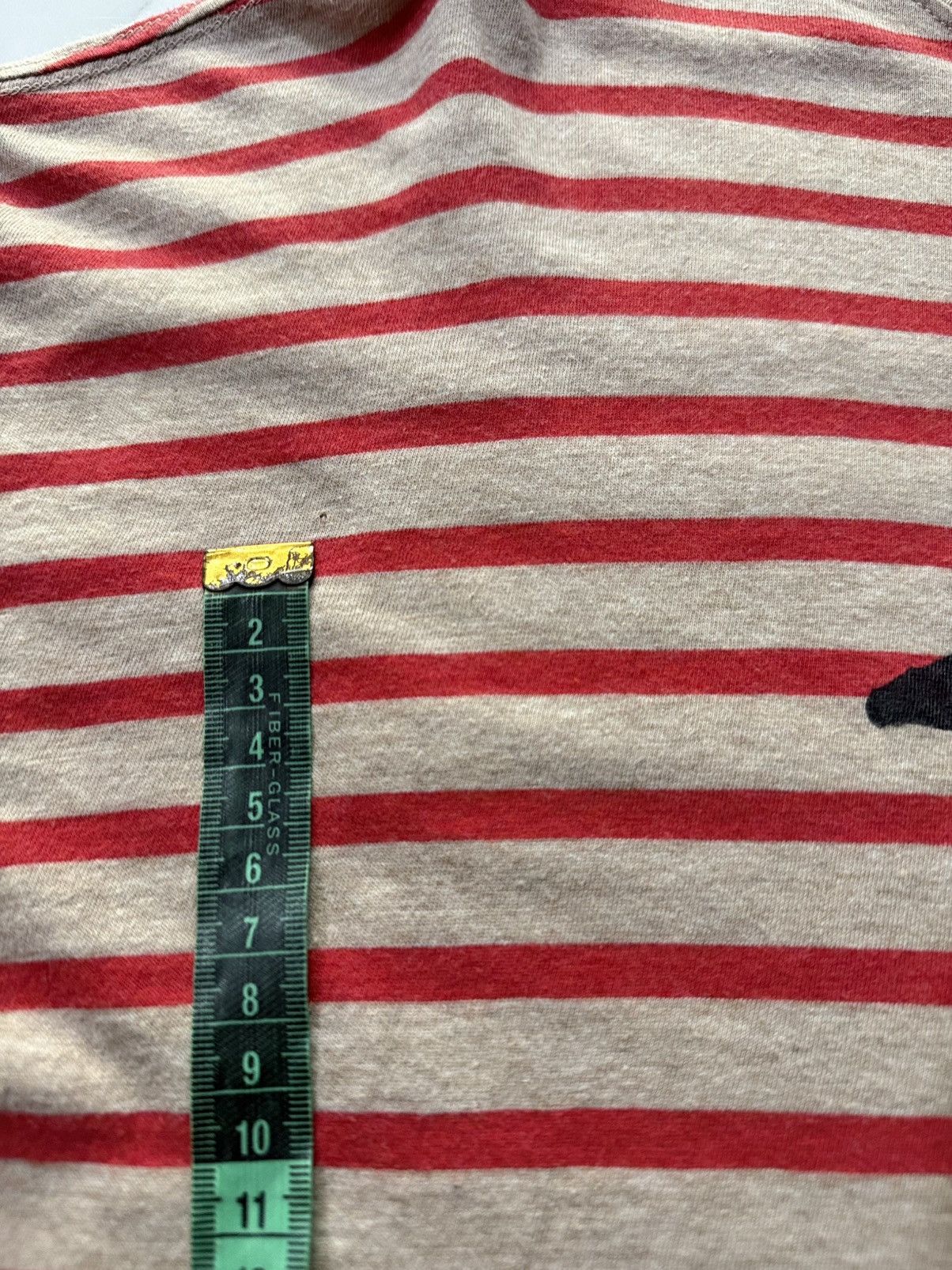 Stussy × Vintage Vintage Stussy Stripe 3Q Japan Grunge Tee Size US L / EU 52-54 / 3 - 9 Thumbnail