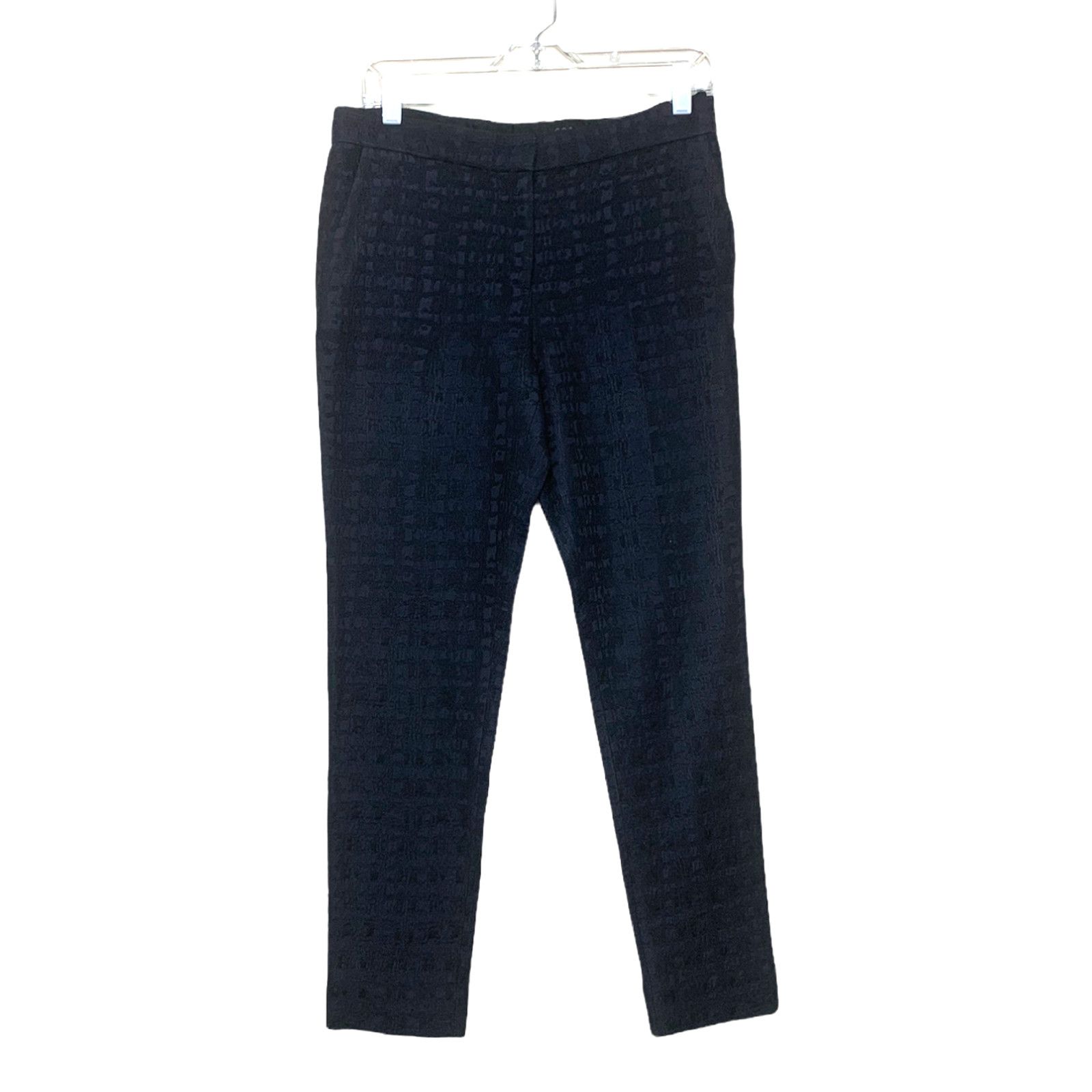 Cos COS black textured straight leg dress pants size EU 36 US 6 Size 28" / US 6 / IT 42 - 1 Thumbnail