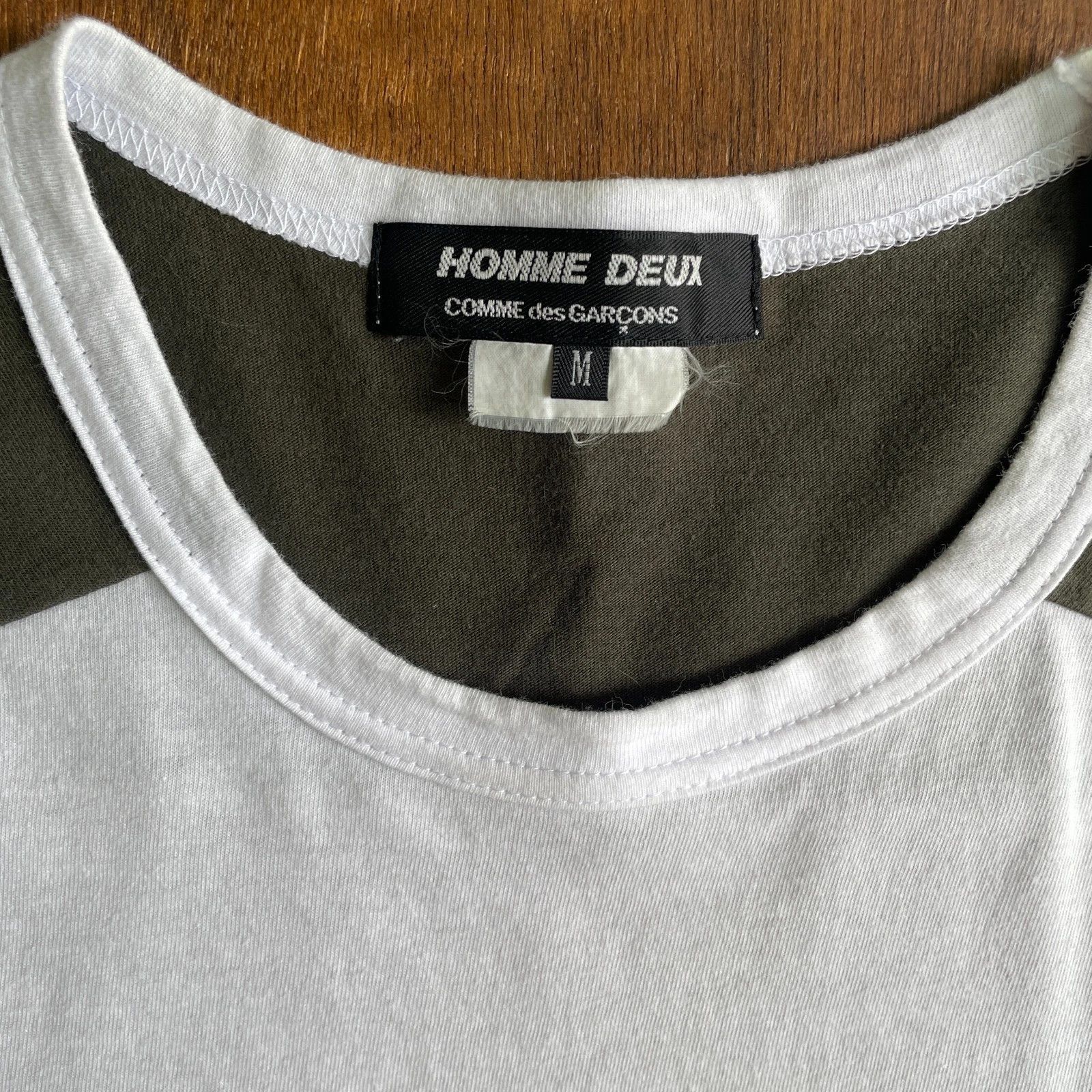 Comme des Garcons Homme Deux COMME des GARCONS HOMME DEUX 4 Fabric Tee Size US M / EU 48-50 / 2 - 3 Thumbnail