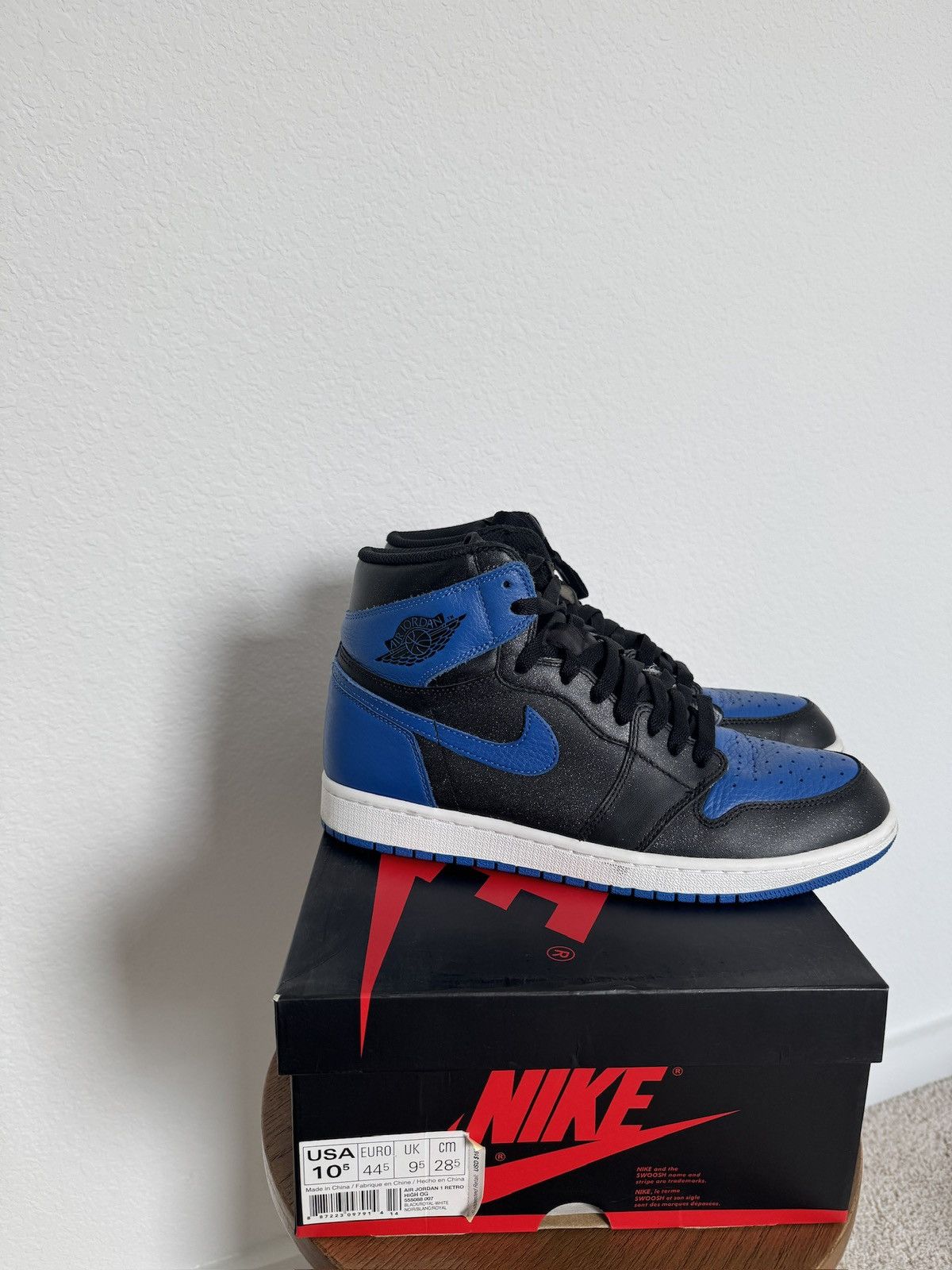 Jordan Brand × Nike Jordan 1 Royal Blue Size US 10.5 / EU 43-44 - 1 Thumbnail