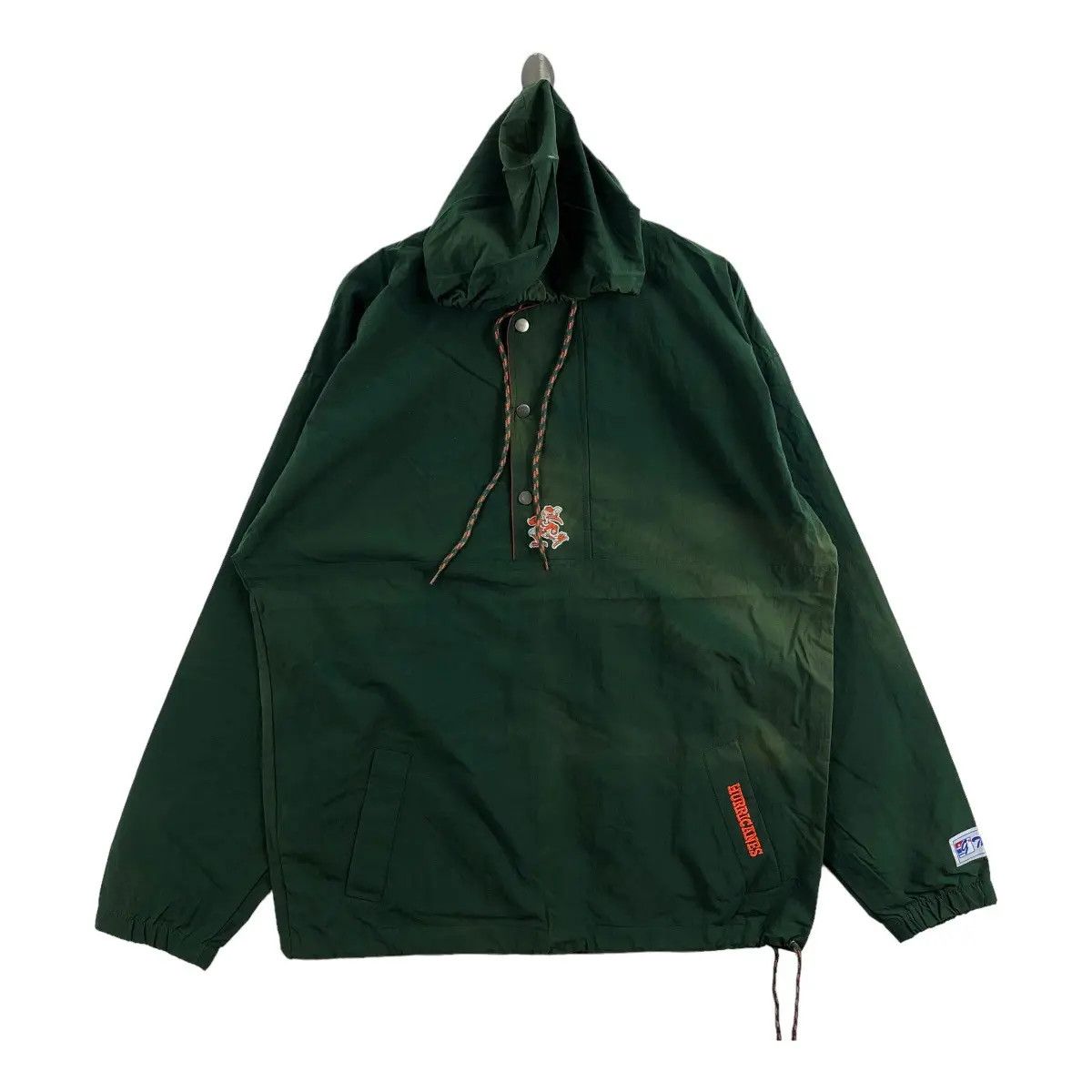 NFL Vtg MIAMI HURRICANES NFL Sebastian Ibis Sun Faded Jacket Size US XL / EU 56 / 4 - 1 Thumbnail