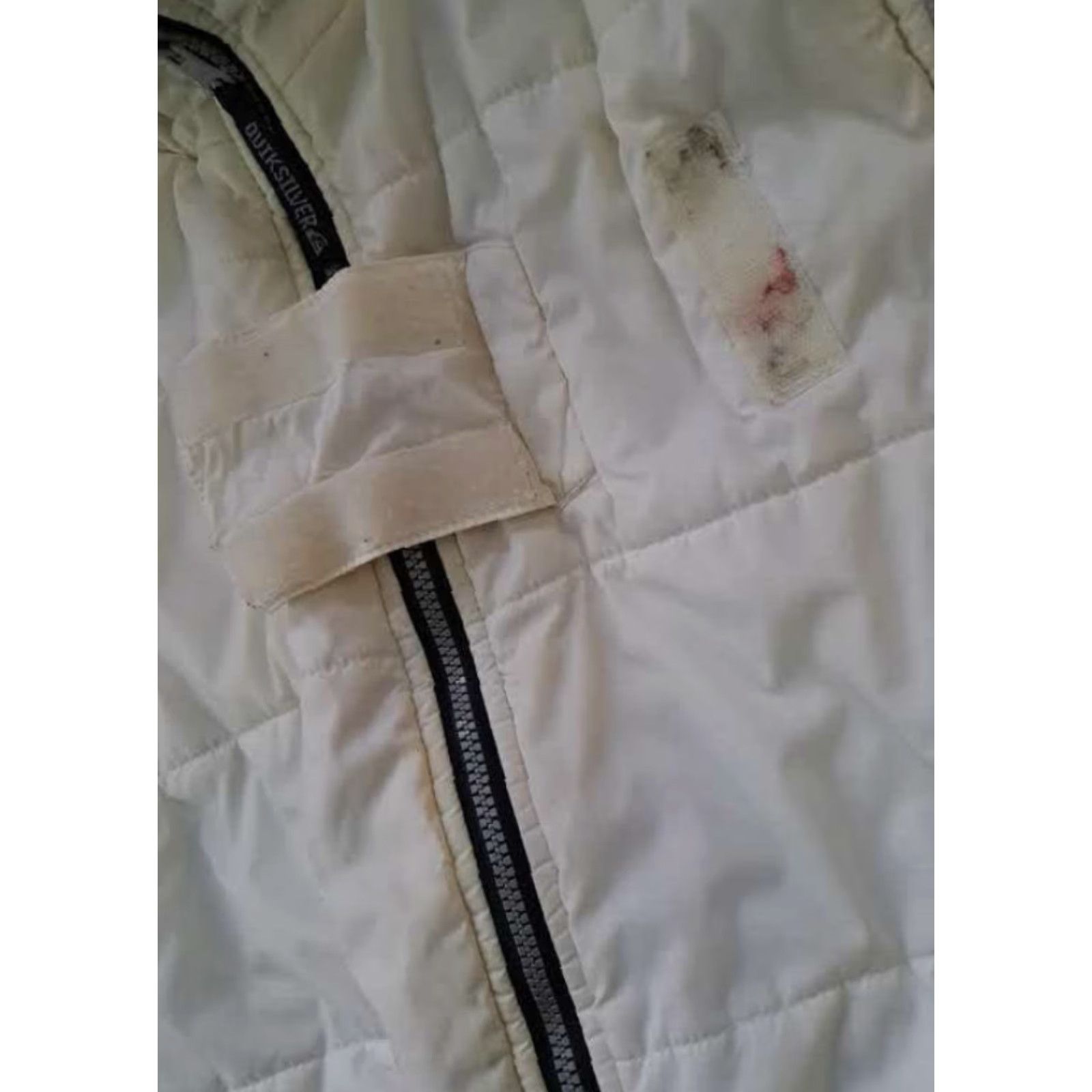 Quiksilver VINTAGE Quiksilver Vest Outdoor Insulated Reversible Full Zip Polyester White Grey L Men Size US L / EU 52-54 / 3 - 4 Thumbnail