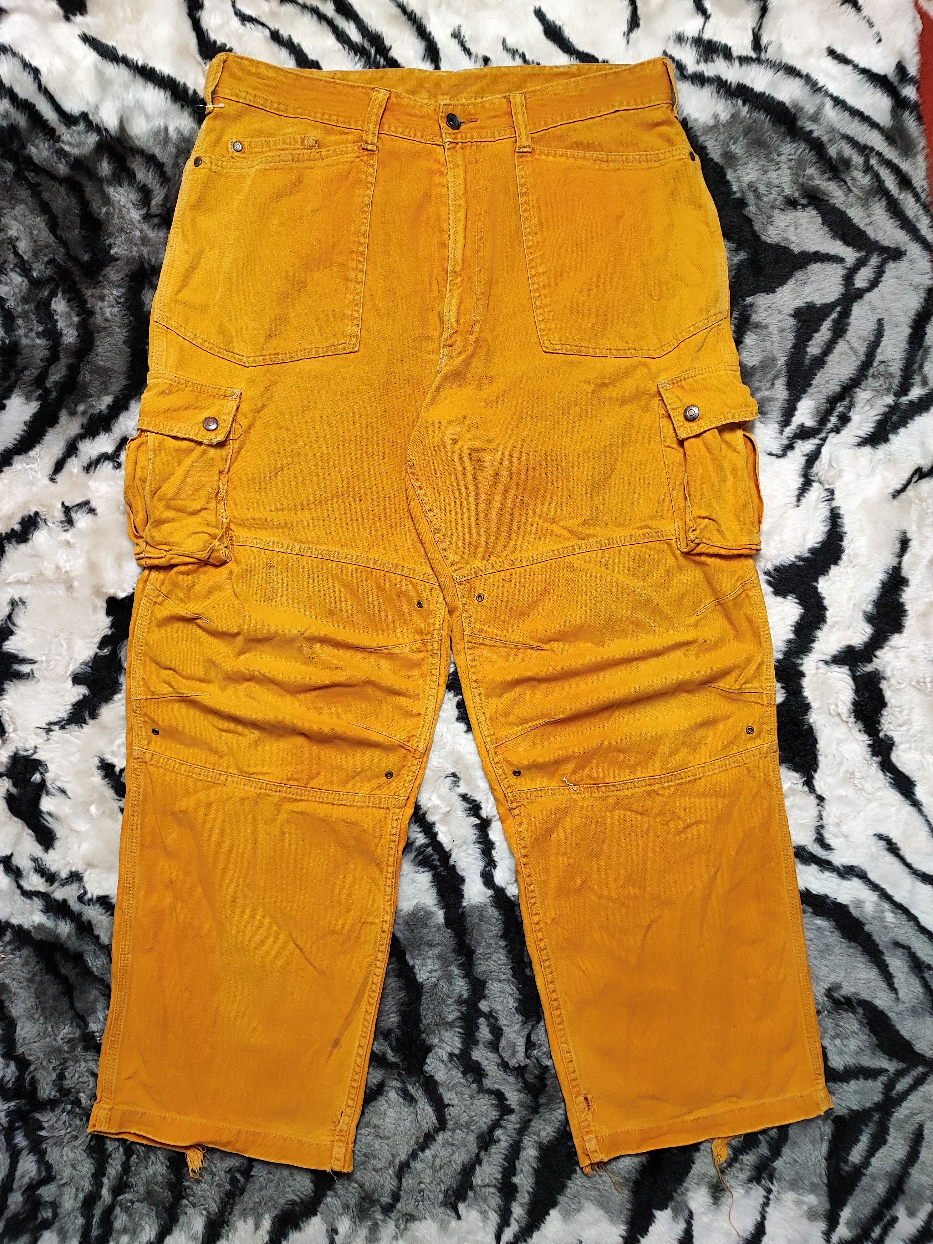 Japanese Brand × Jean × Vintage Evenriver Double Knee Distress Jeans Cargo Size US 36 / EU 52 - 2 Thumbnail