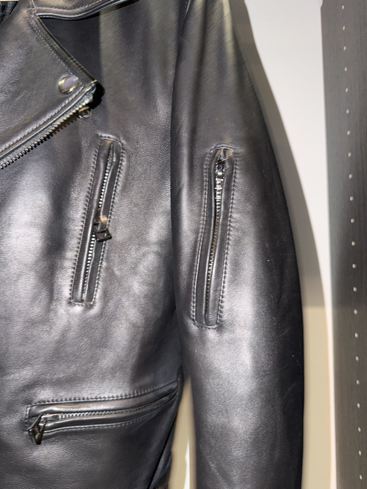 Other Black Lambskin Leather Rider Moto Jacket Size US M / EU 48-50 / 2 - 5 Thumbnail
