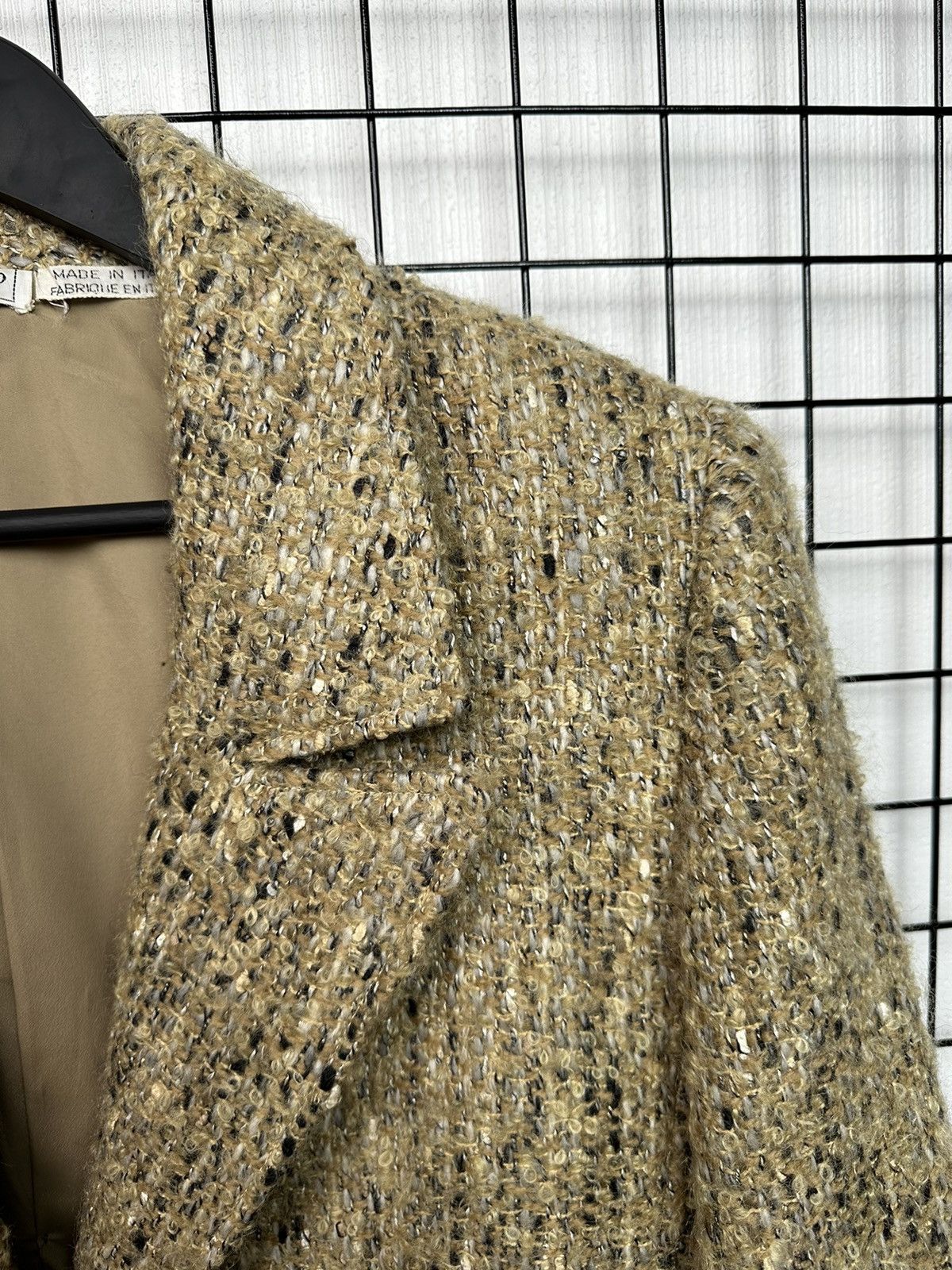 Giovanni Valentino × Valentino 🔥Rare Vintage Valentino Botique tweed Blazer Jacket Women 8 Size M / US 6-8 / IT 42-44 - 10 Thumbnail