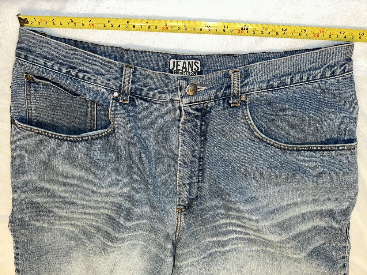 Iceberg × Vintage VTG Iceberg Jean Shorts Mens 35x14 Made In Italy Size US 35 - 5 Thumbnail