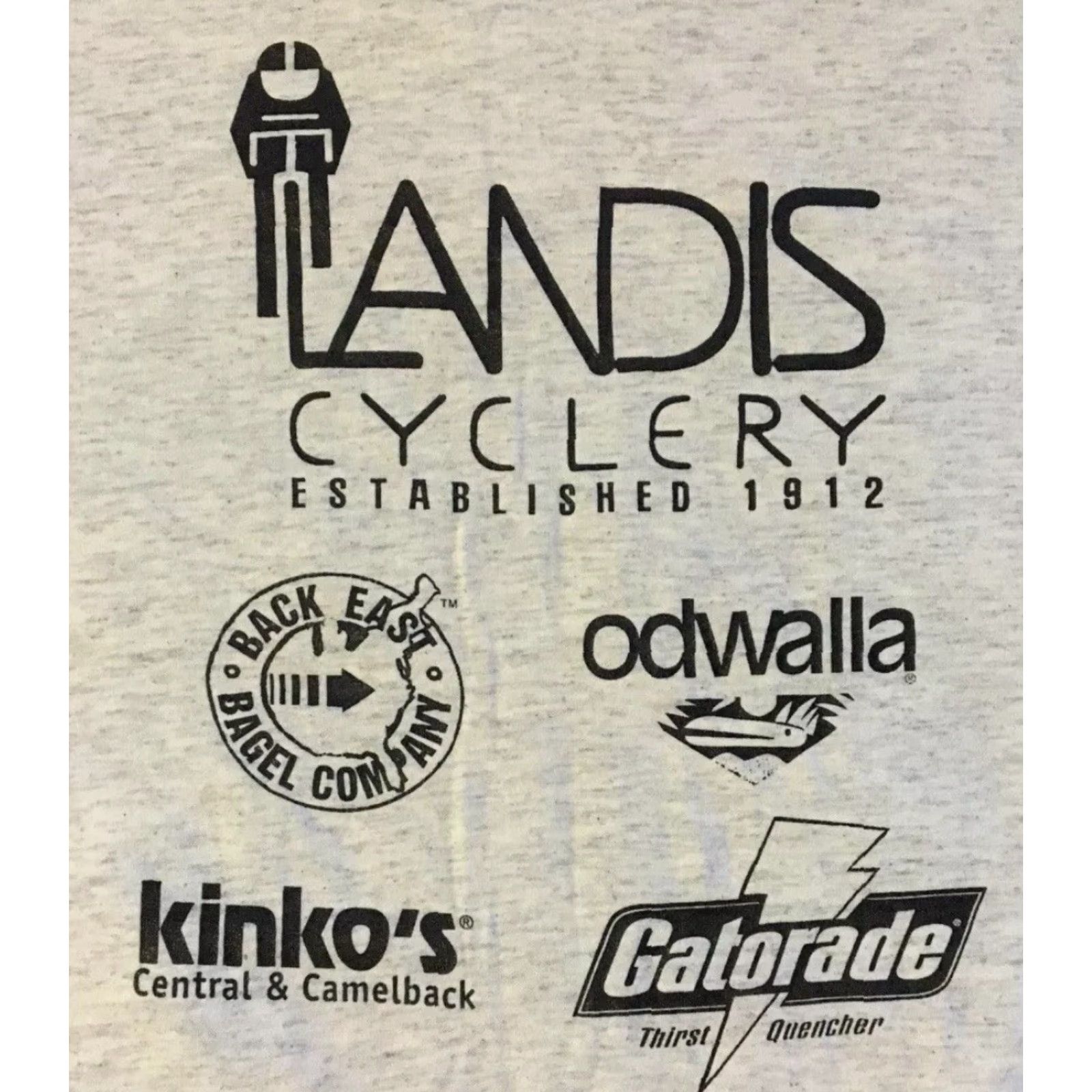Vintage VINTAGE Arizona Bicycle Club Race T-Shirt M Gray 90s Grunge Bike Cycling Single Stitch Mens Size US M / EU 48-50 / 2 - 4 Thumbnail