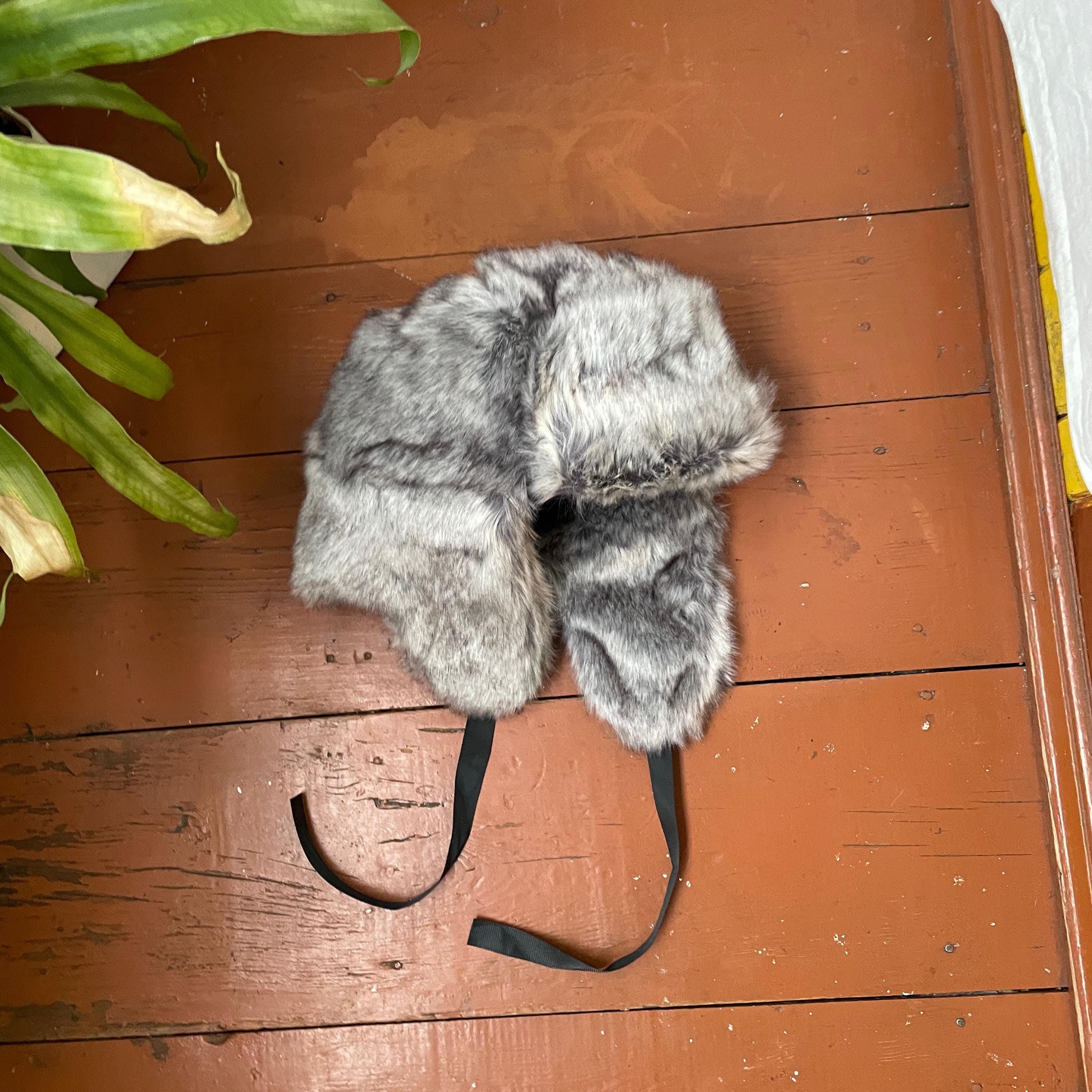 Other Alt Ushanka Fuzzy Trapper Fur Hat y2k streetwear grunge alt Size ONE SIZE - 1 Thumbnail