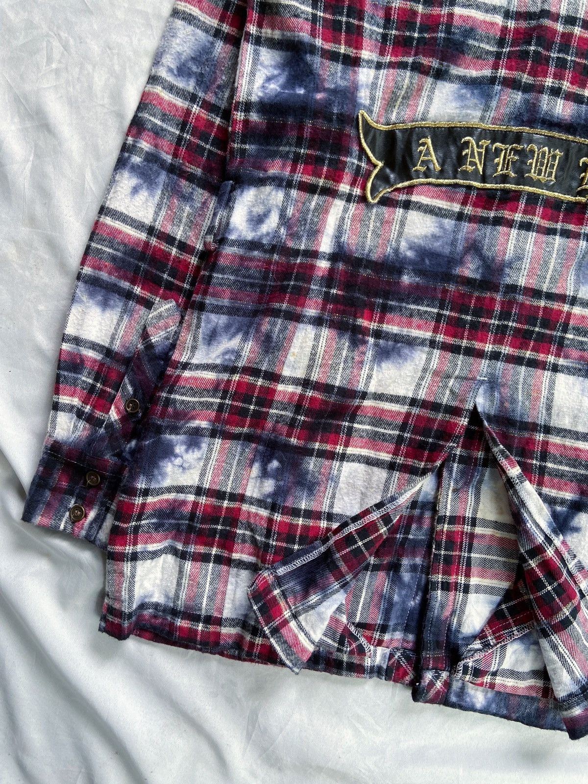 Japanese Brand PLACE PLAN TIE DYE BUTTON DOWN SHIRT COAT STYLE Size US L / EU 52-54 / 3 - 13 Thumbnail