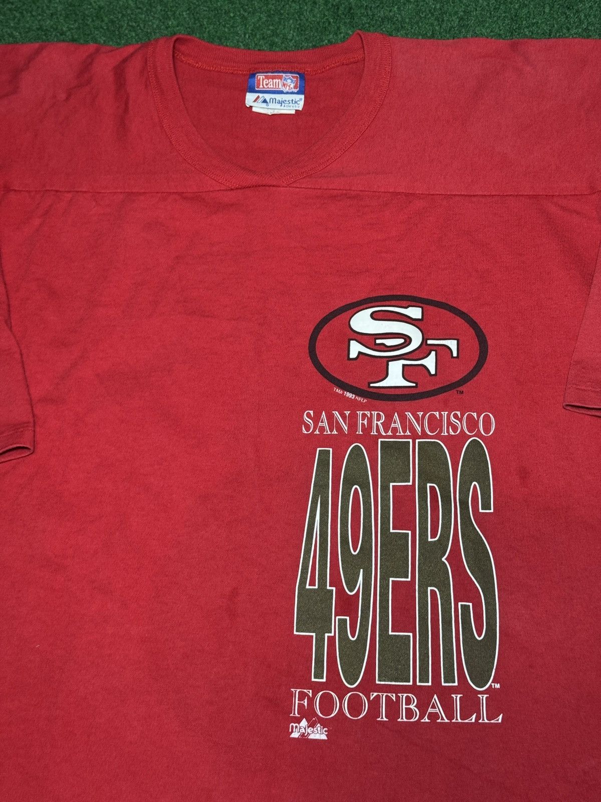 Vintage Vtg 90s San Francisco 49ers Hip Hop Graphic XL Baggy T Shirt Size US XL / EU 56 / 4 - 4 Thumbnail