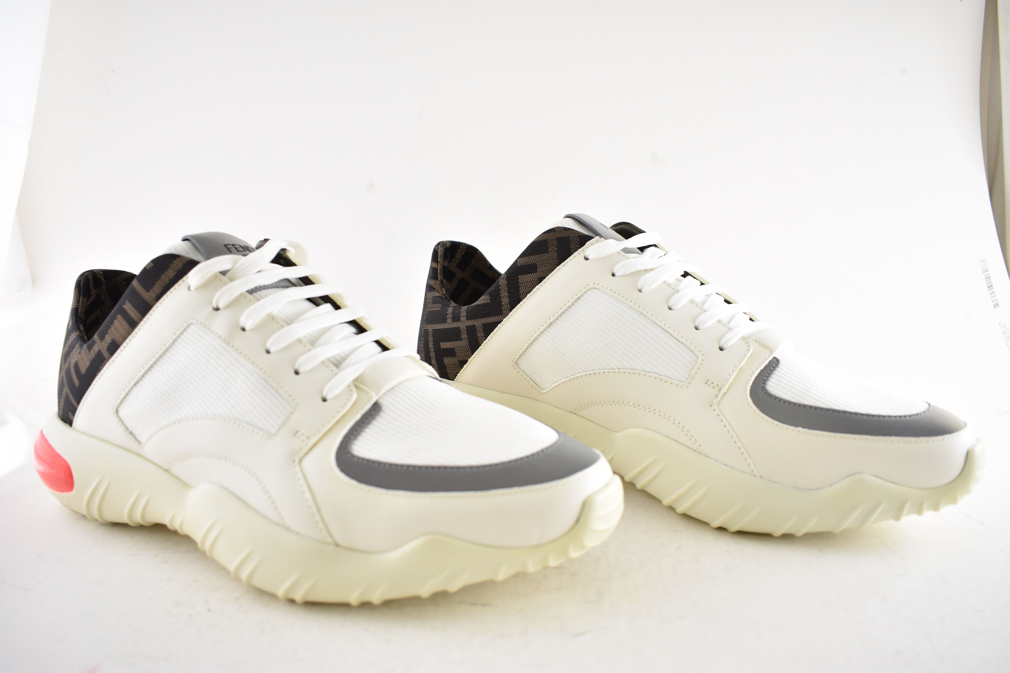 Fendi Fendi FF Tec Fabric Logo Sneaker Flat Trainer UK 9.5 US 10.5 Size US 10.5 / EU 43-44 - 3 Thumbnail
