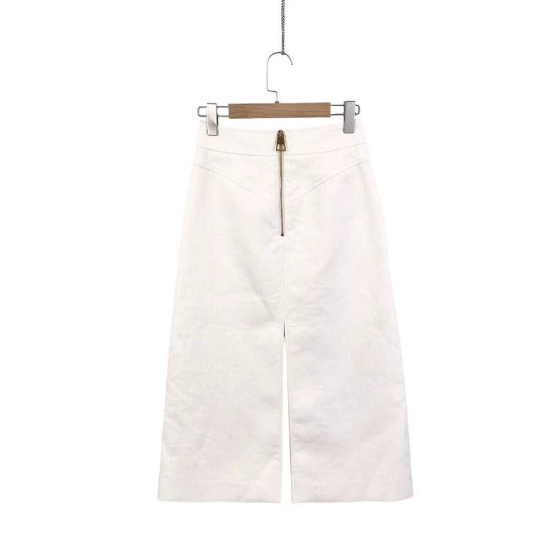 Louis Vuitton Louis Vuitton 23ss Solid Chain Liner Slit Skirt Size 33" - 2 Thumbnail