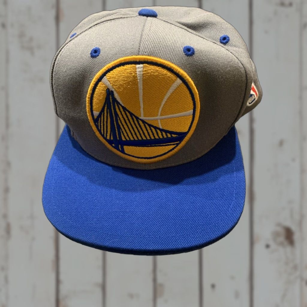 Mitchell & Ness Mitchell & Ness Golden State Warriors Gold Snapback Hat Adjustable Basketball Mens Size ONE SIZE - 1 Thumbnail