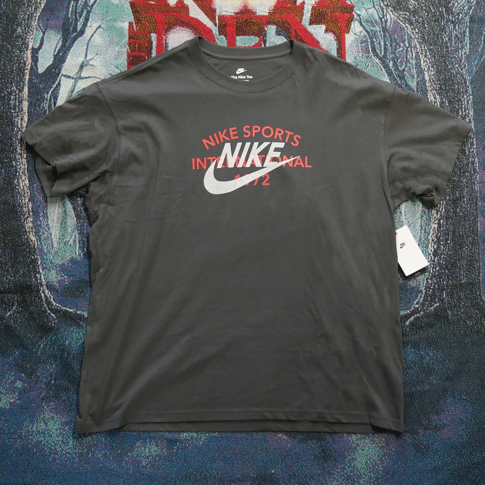 Nike Nike Sports International Sportswear Circa 50 2 Logo Tee Size US XXL / EU 58 / 5 - 1 Thumbnail