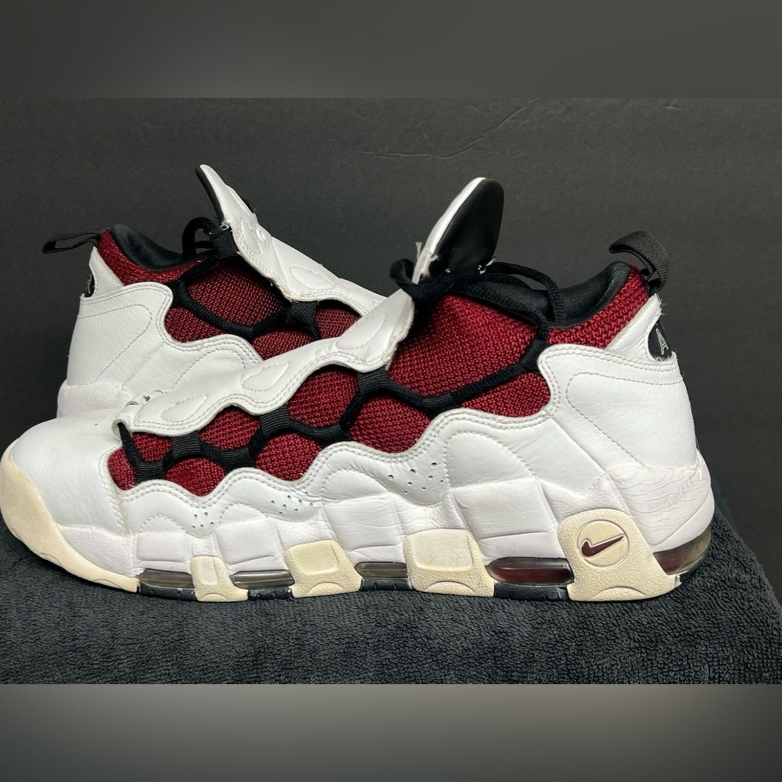 Nike Nike AIR MONEY White And Red Sneakers Mens AJ2998-100 Size US 11.5 / EU 44-45 - 3 Thumbnail