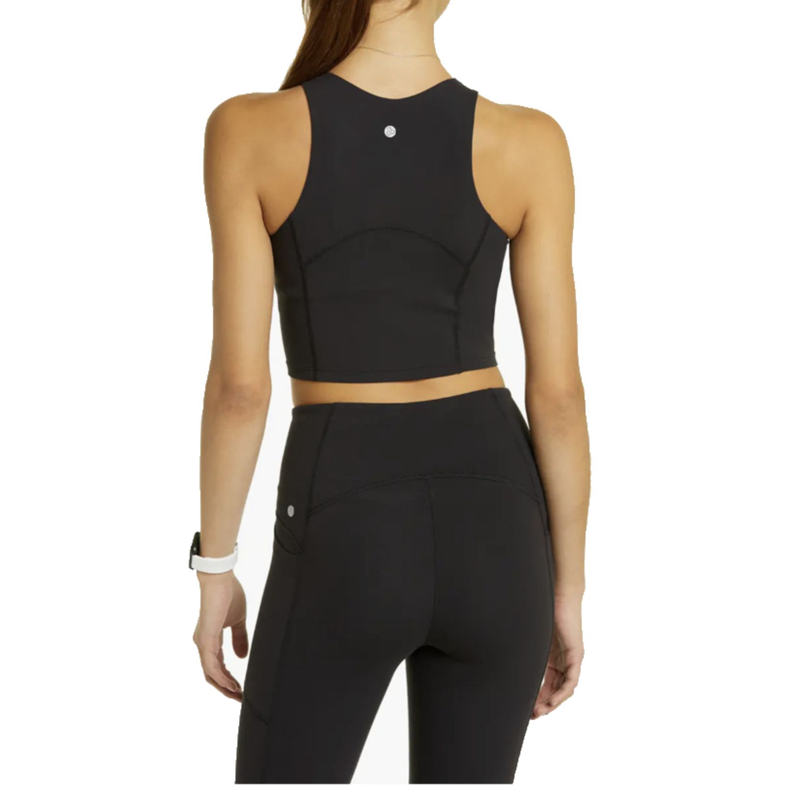 The Unbranded Brand Zella Women Black Sports Yoga Cropped Tank Top Size XS Size XS / US 0-2 / IT 36-38 - 2 Thumbnail