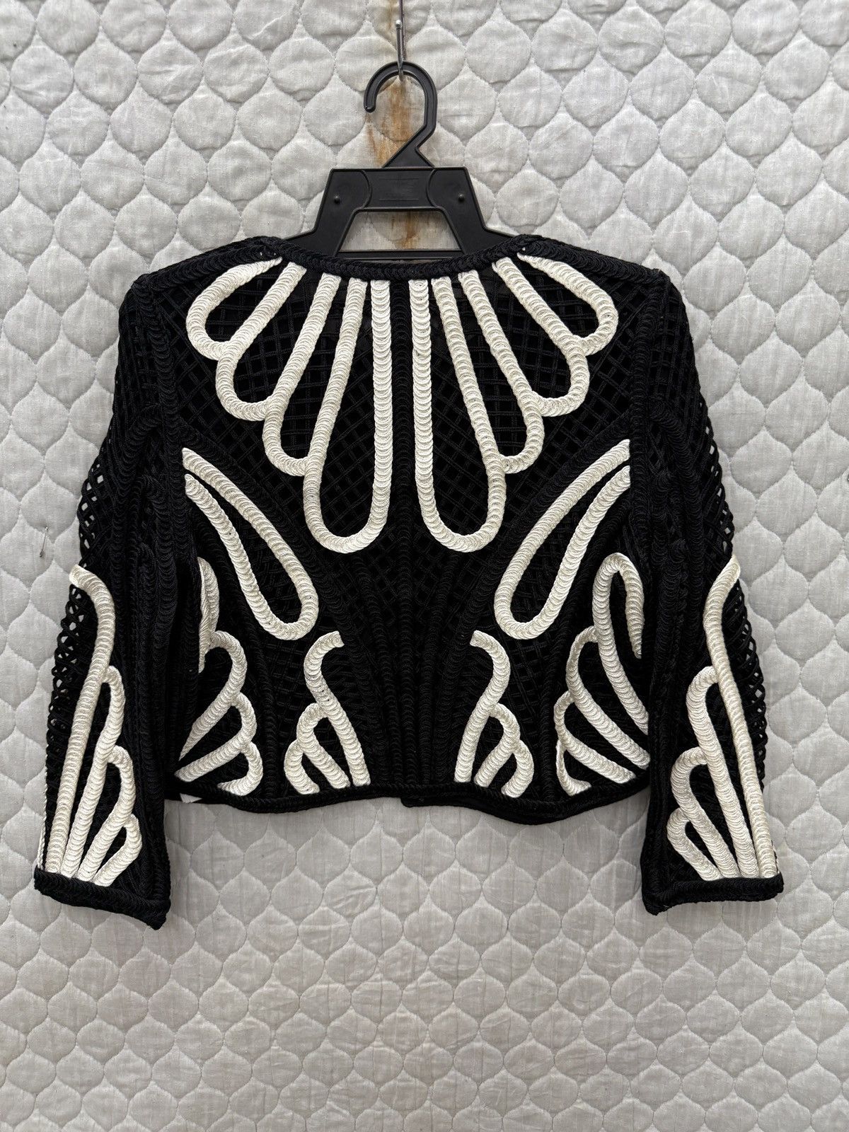 Maje 🔥🔥🔥ARCHIVE MAJE CROCHET KNIT EVENING JACKET Size M / US 6-8 / IT 42-44 - 5 Thumbnail