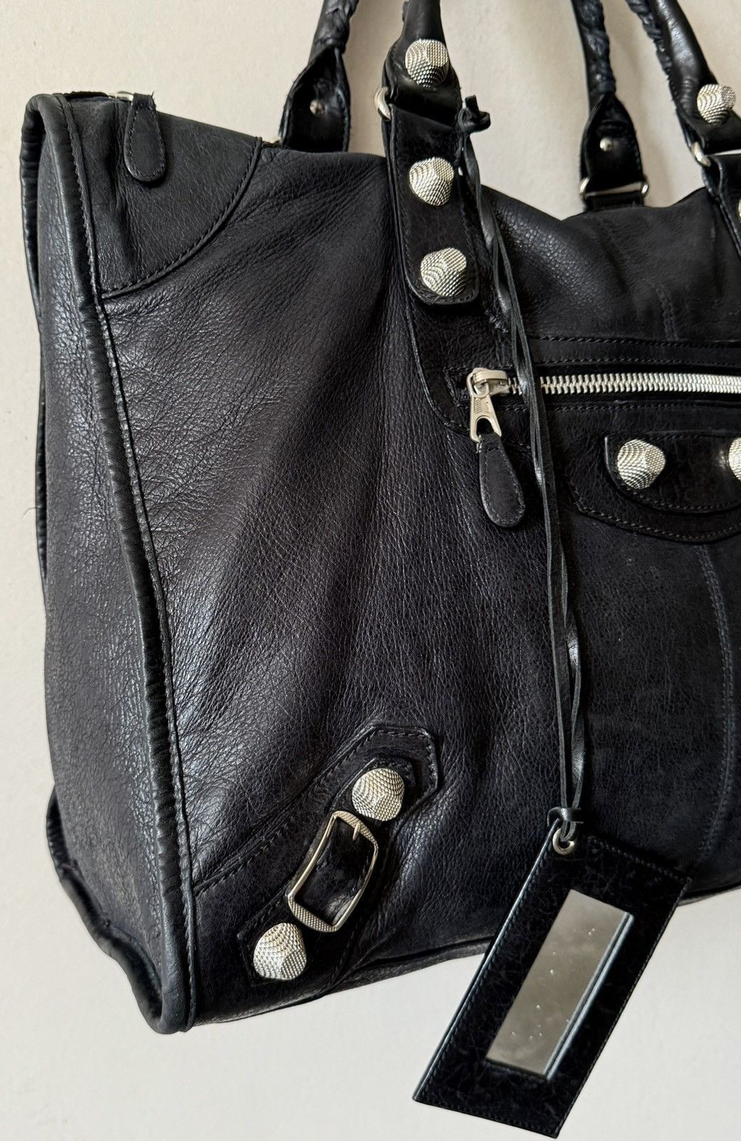 Balenciaga RARE Balenciaga - 2000’s - XL Le City - Lambskin Work Bag Size ONE SIZE - 3 Thumbnail