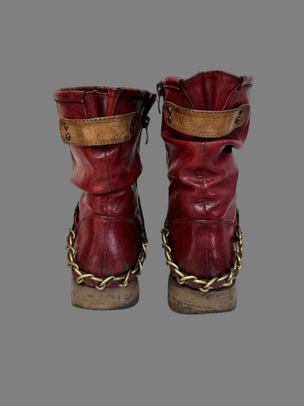 A.S.98 Guidi Style Vintage Leather Boots High AS98 Rick 424 Size US 9 / IT 39 - 7 Thumbnail
