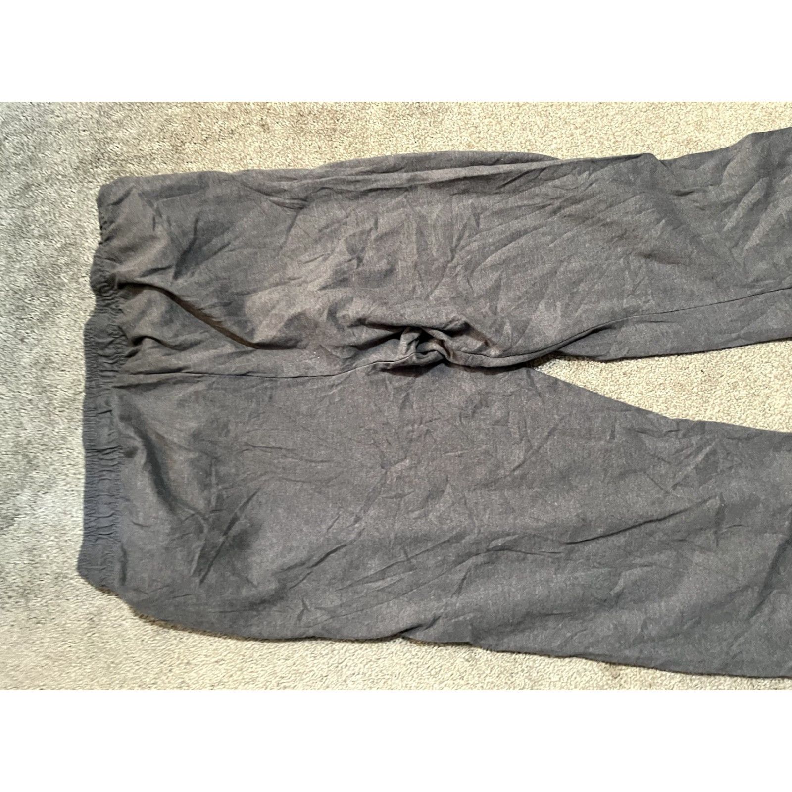 Champion Champion Sweatpants Men M Gray Cotton Solid Logo Pocket Relaxed Straight Size US 31 - 4 Thumbnail
