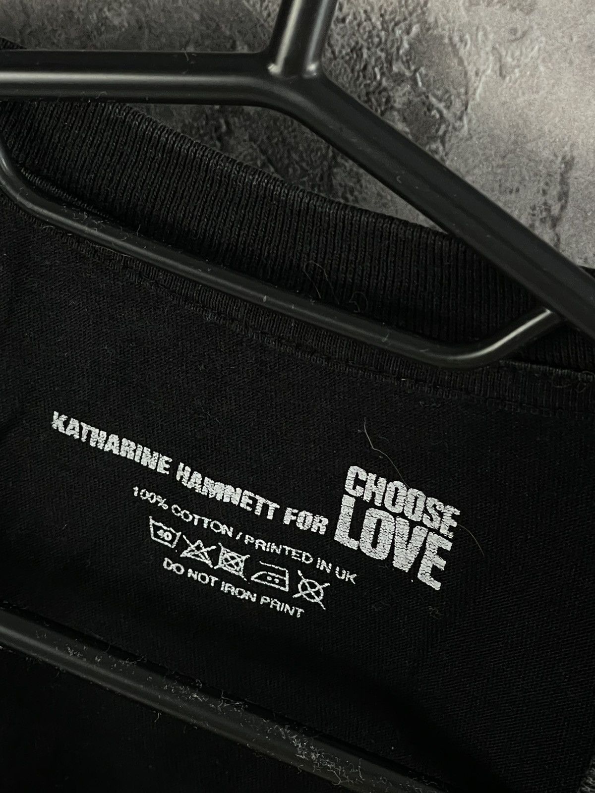 Katharine Hamnett Choose Love Quote T-Shirt