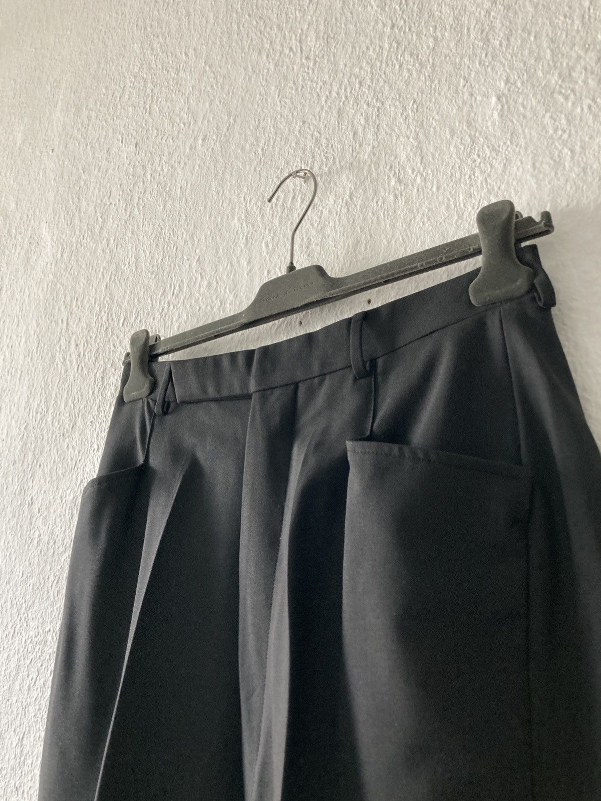 Rick Owens F/W 19 „LARRY“ Runway High-Waist Wool Pants Rick Owens Size US 30 / EU 46 - 3 Thumbnail