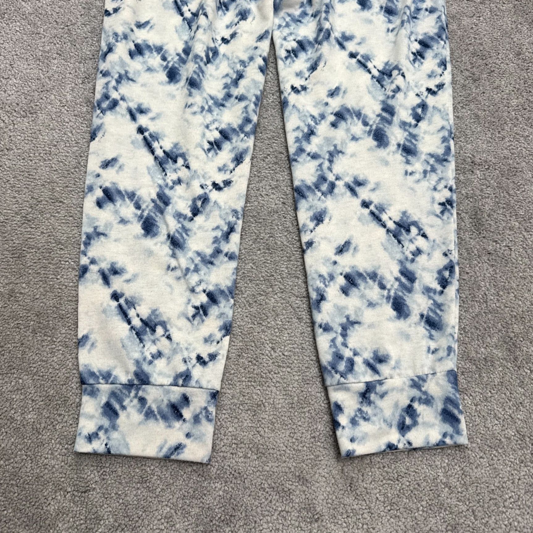 Lucky Brand Lucky Brand Tie-Dye Joggers Sleep Pajama Pants Womens Small Blue White Lounge Size 28" / US 6 / IT 42 - 3 Thumbnail